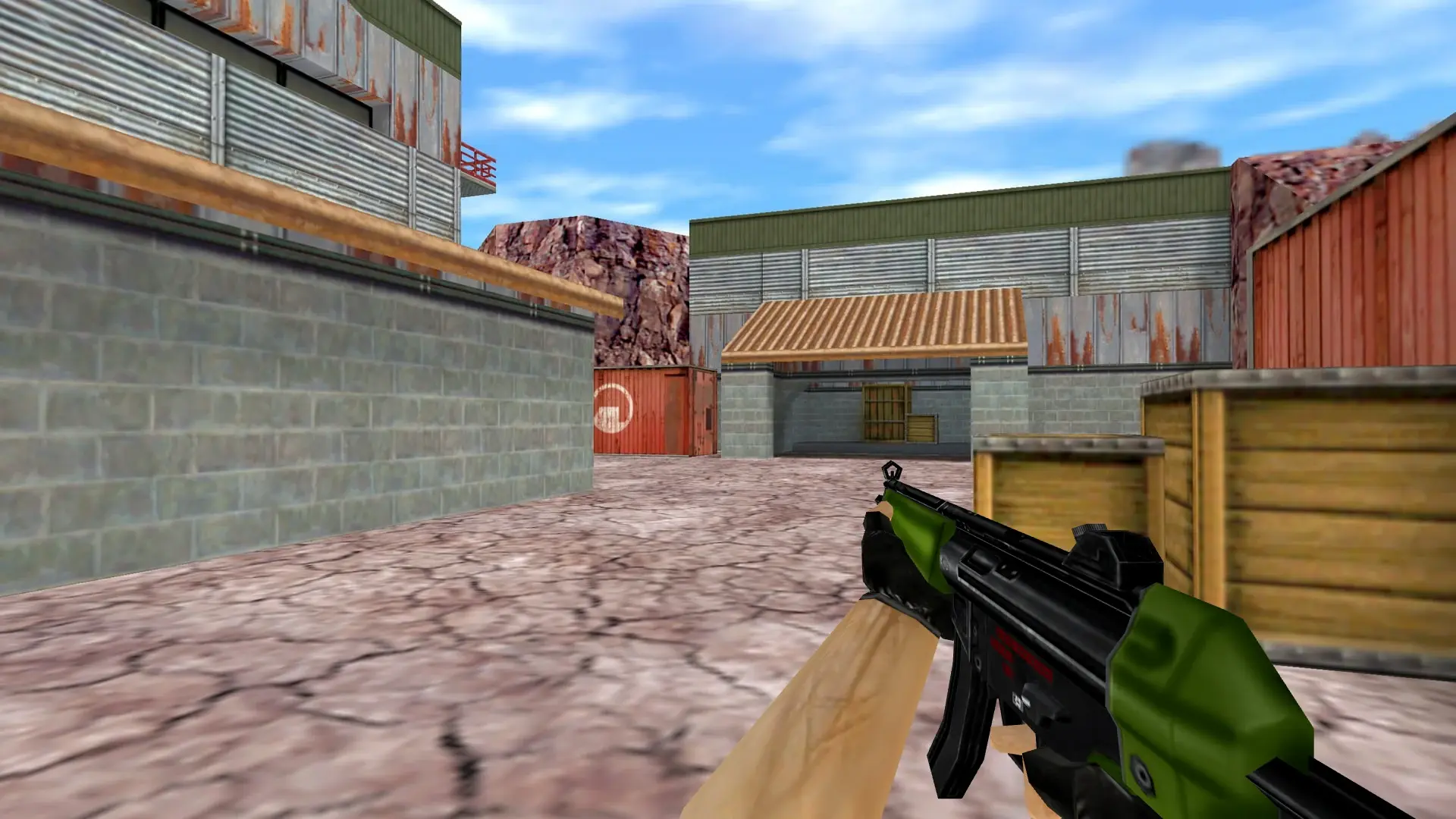 MP5 Navy Olive — de_nuke (first person)