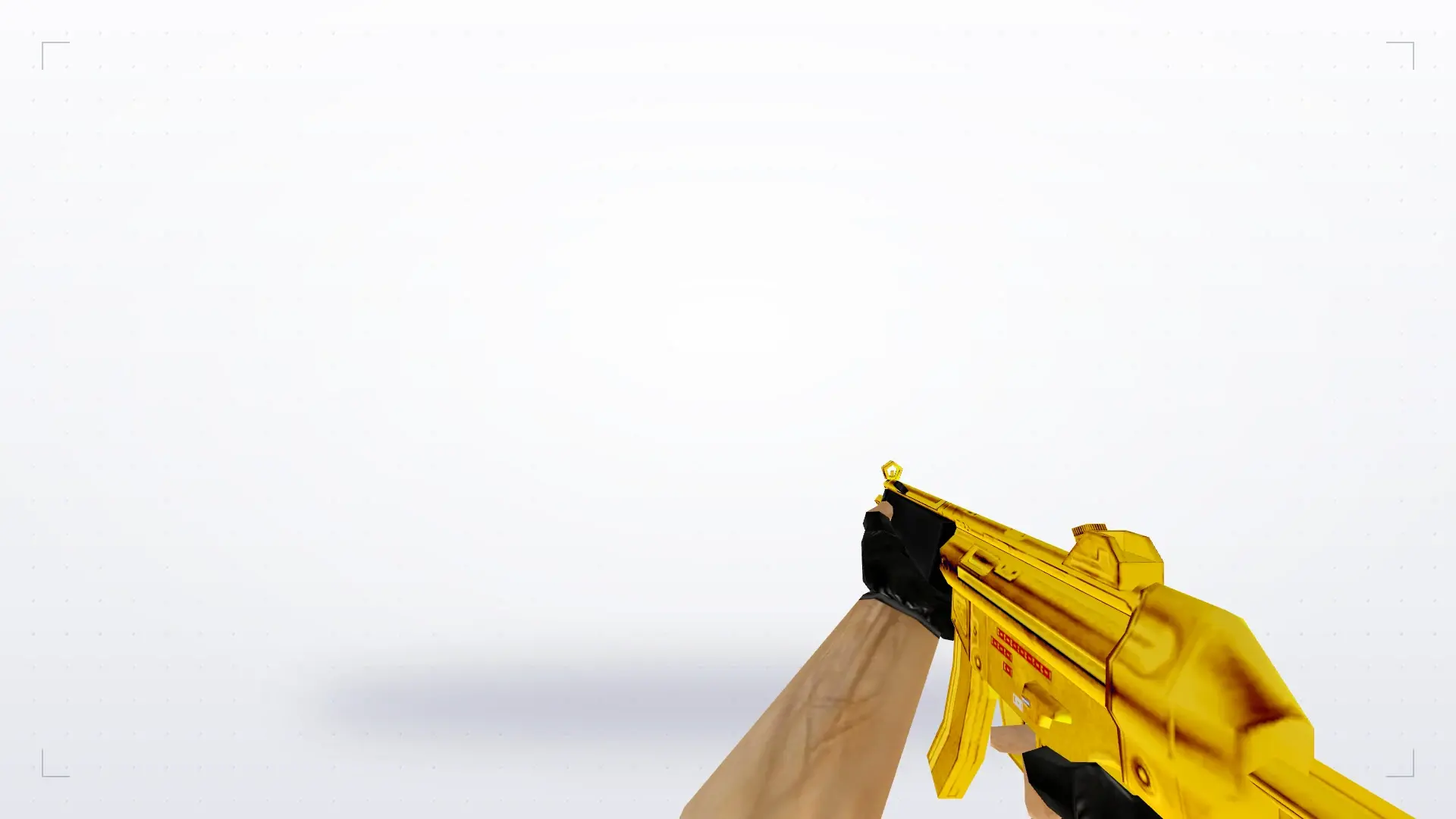 Golden MP5 — first person