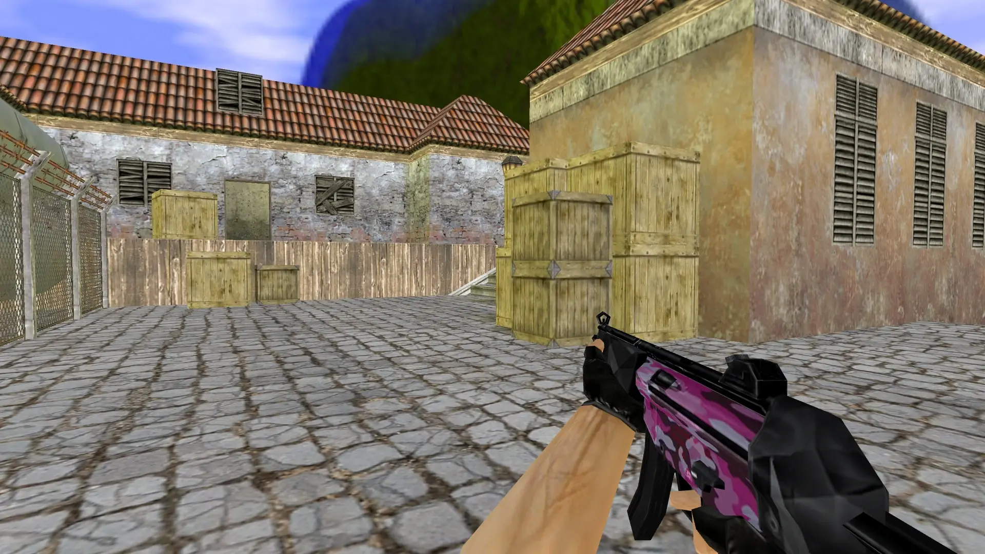 MP5 Navy Pink Camo — de_inferno (first person)