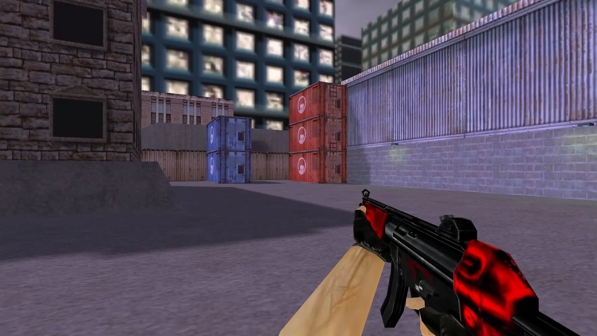 MP5 Navy Red Parts — cs_assault (first person)