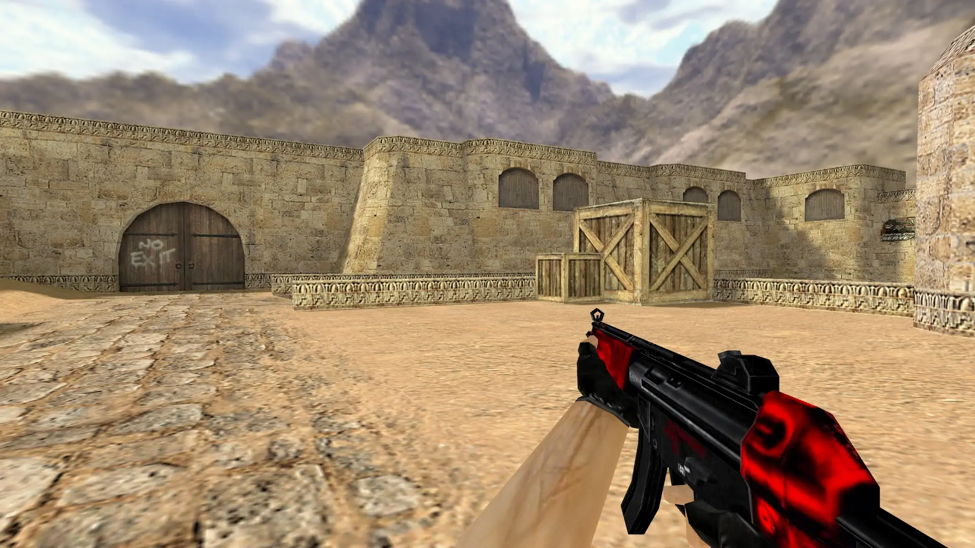 MP5 Navy Red Parts — de_dust2 (first person)