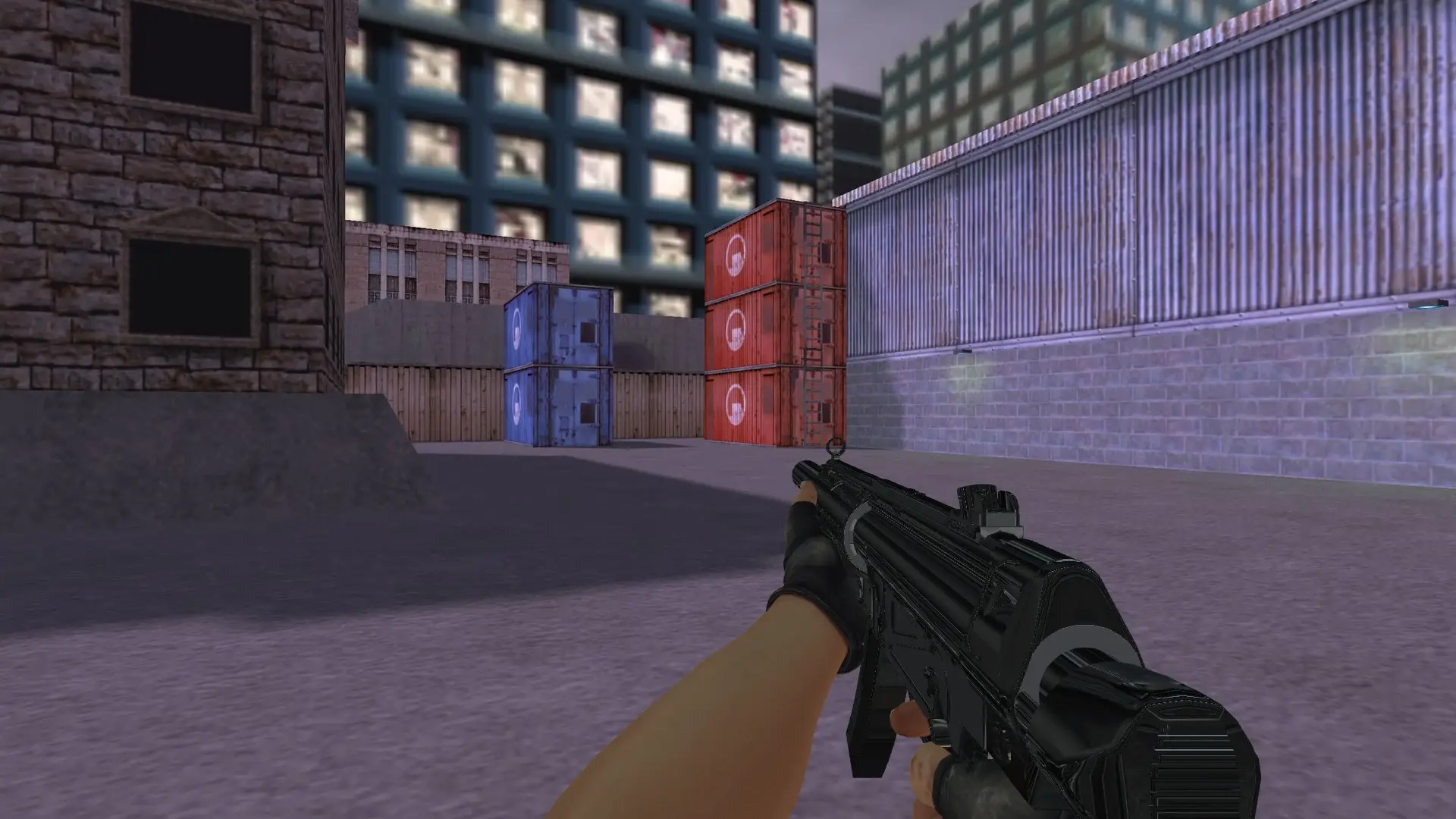 MP5-SD Chrome — cs_assault (first person)