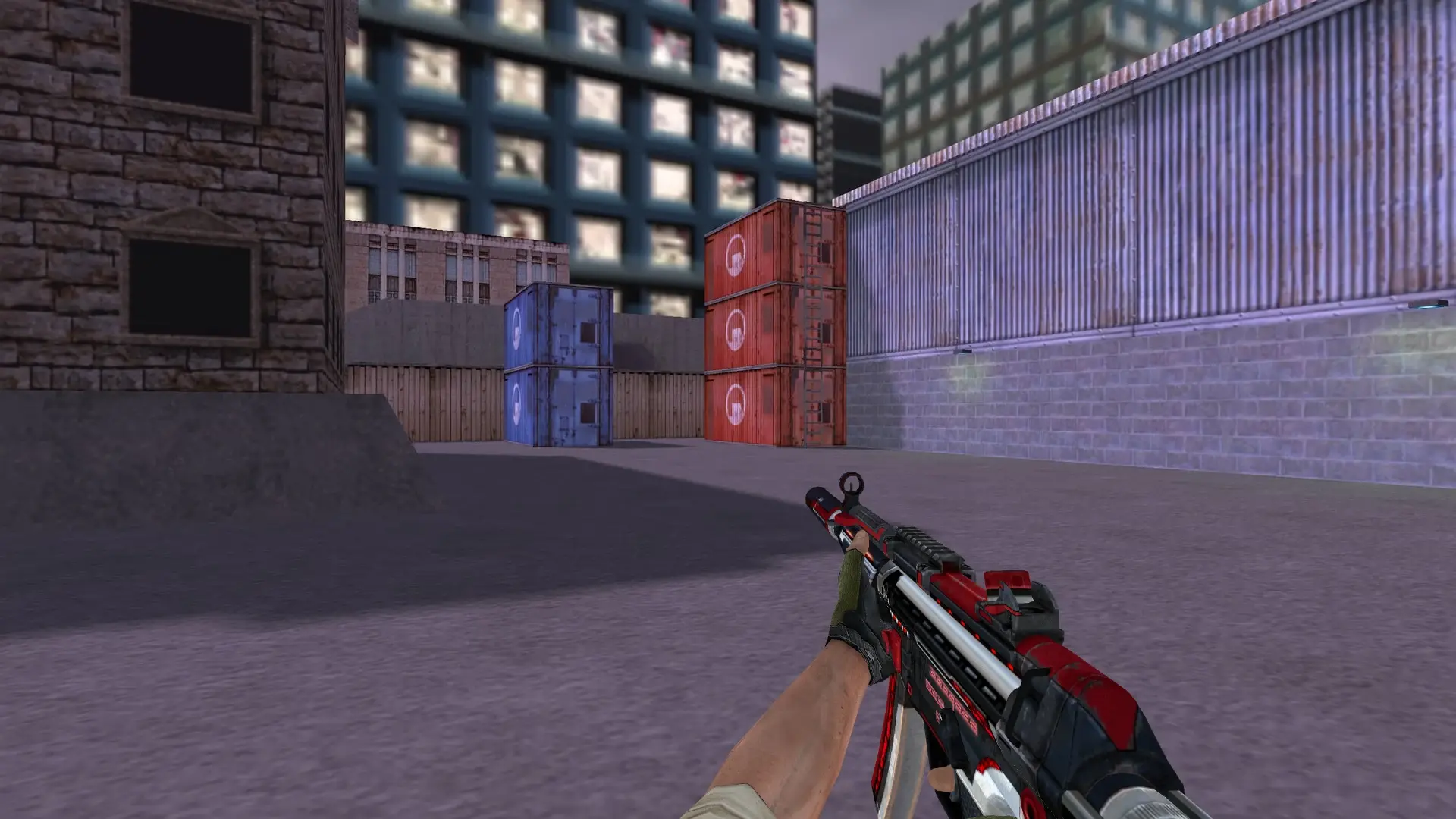 MP5 Silencer ARES — cs_assault (first person)