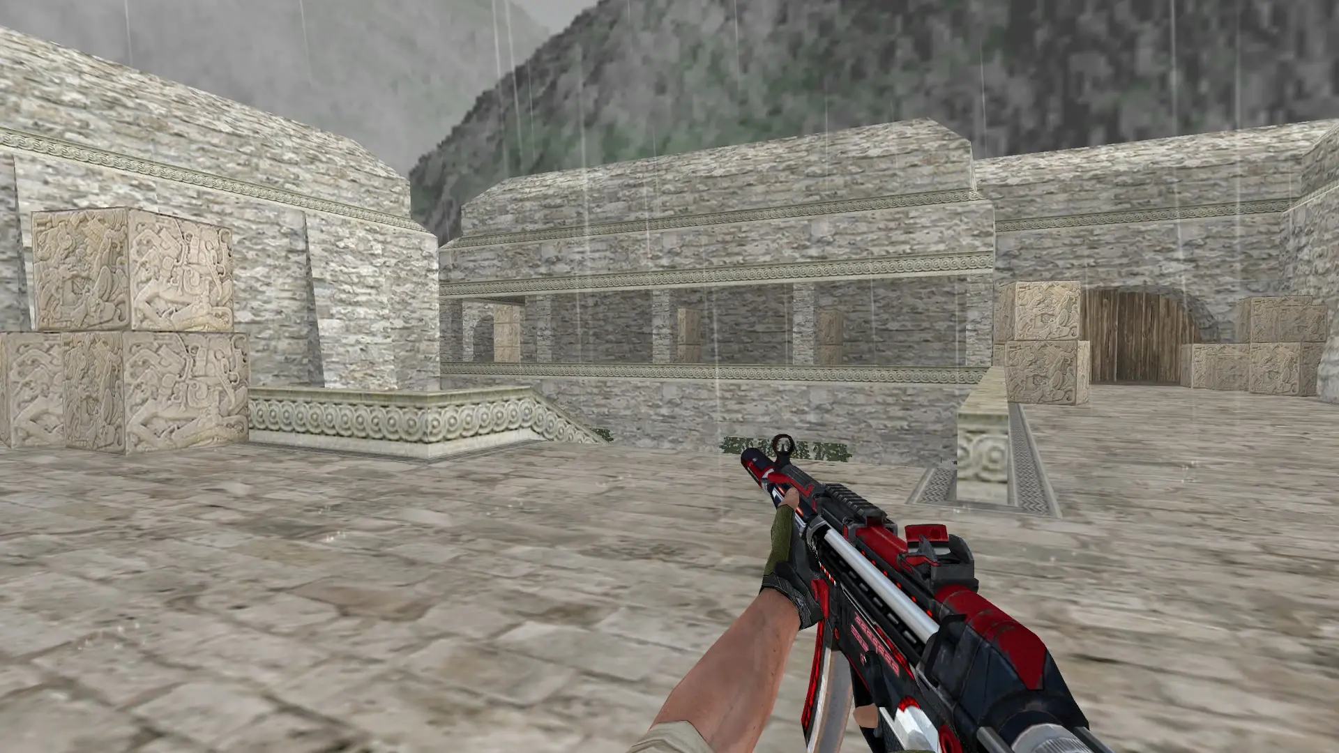 MP5 Silencer ARES — de_aztec (first person)