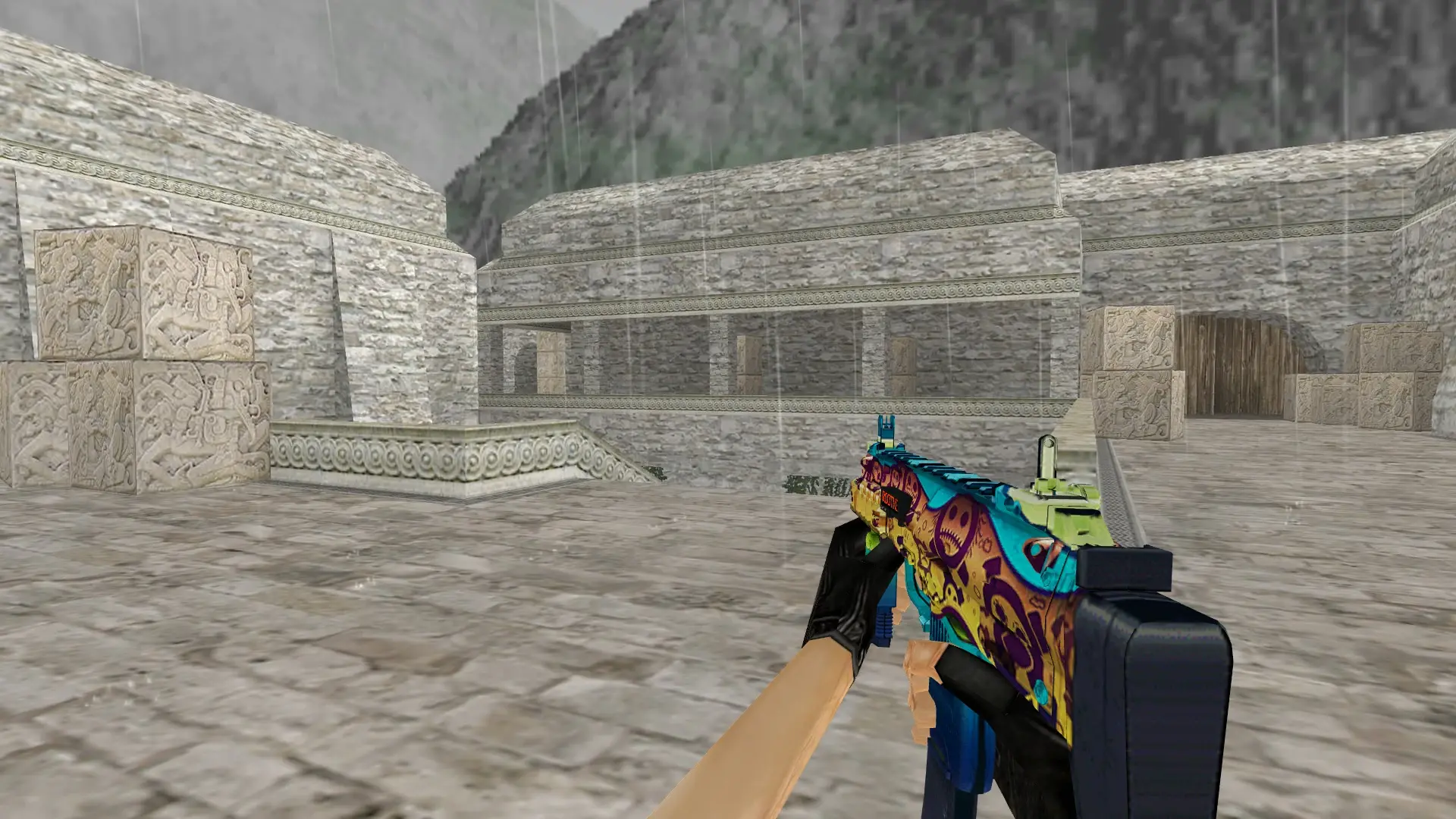 MP7 Emotions — de_aztec (first person)