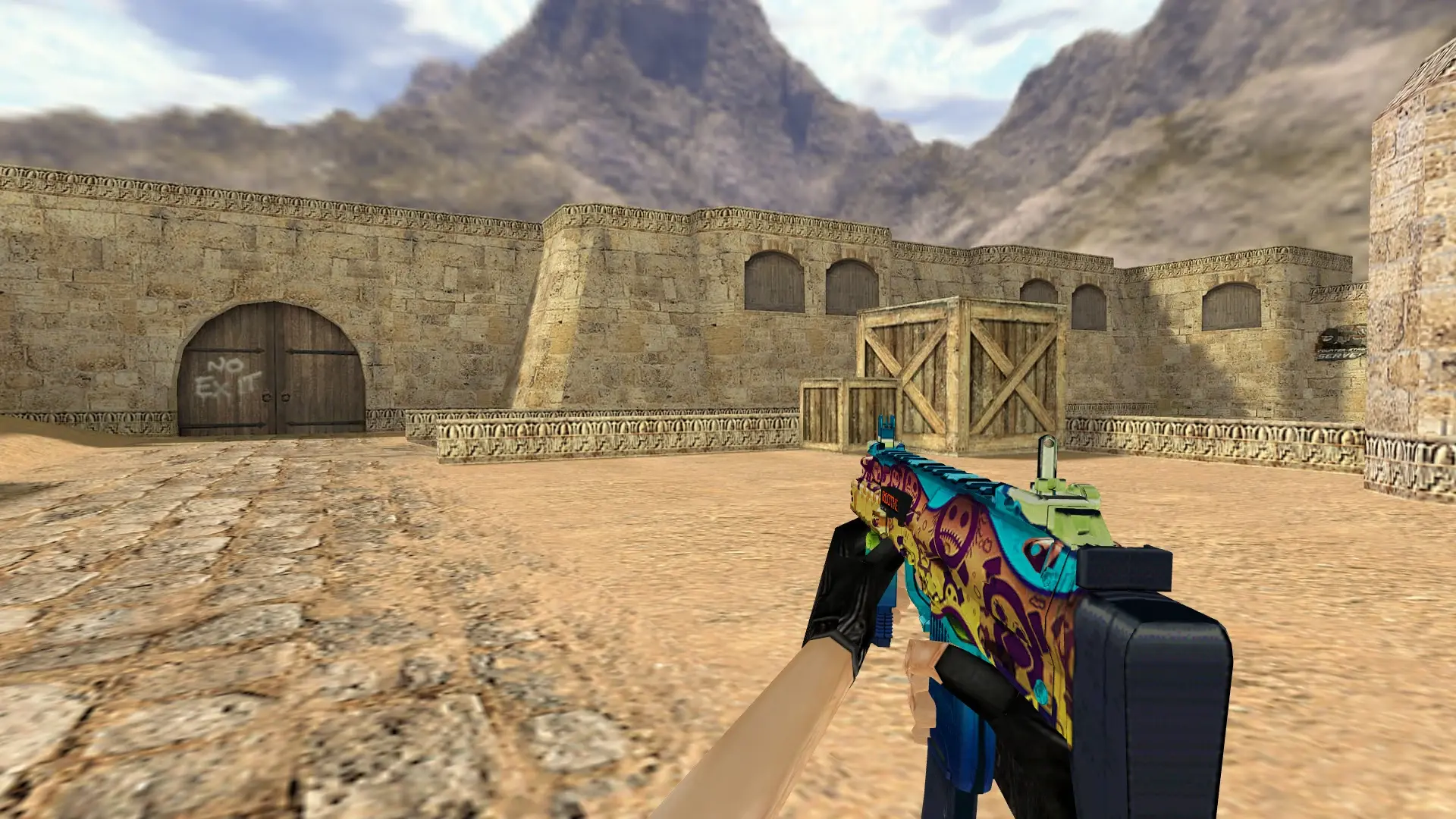 MP7 Emotions — de_dust2 (first person)