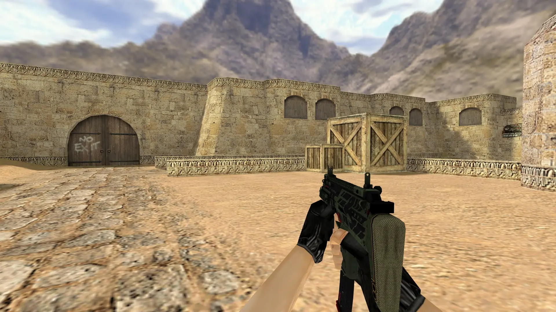 MP7 | Guerrilla — de_dust2 (first person)