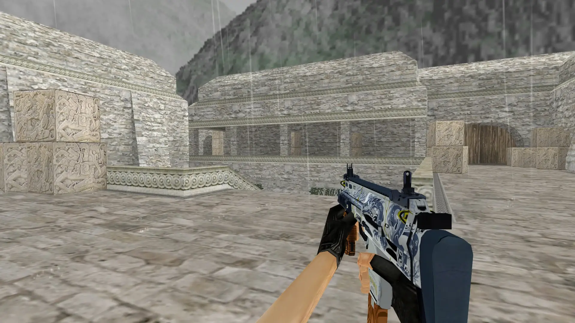 MP7 Kintsugi — de_aztec (first person)