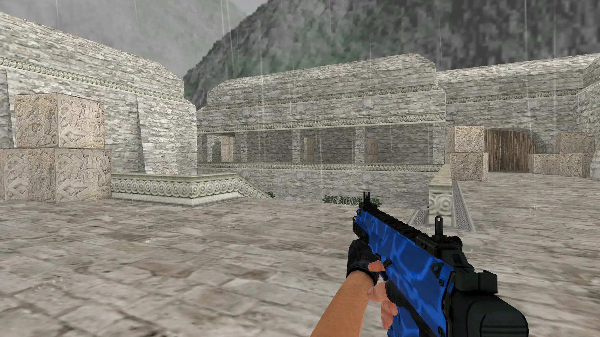 MP7 | Ocean Foam — de_aztec (first person)