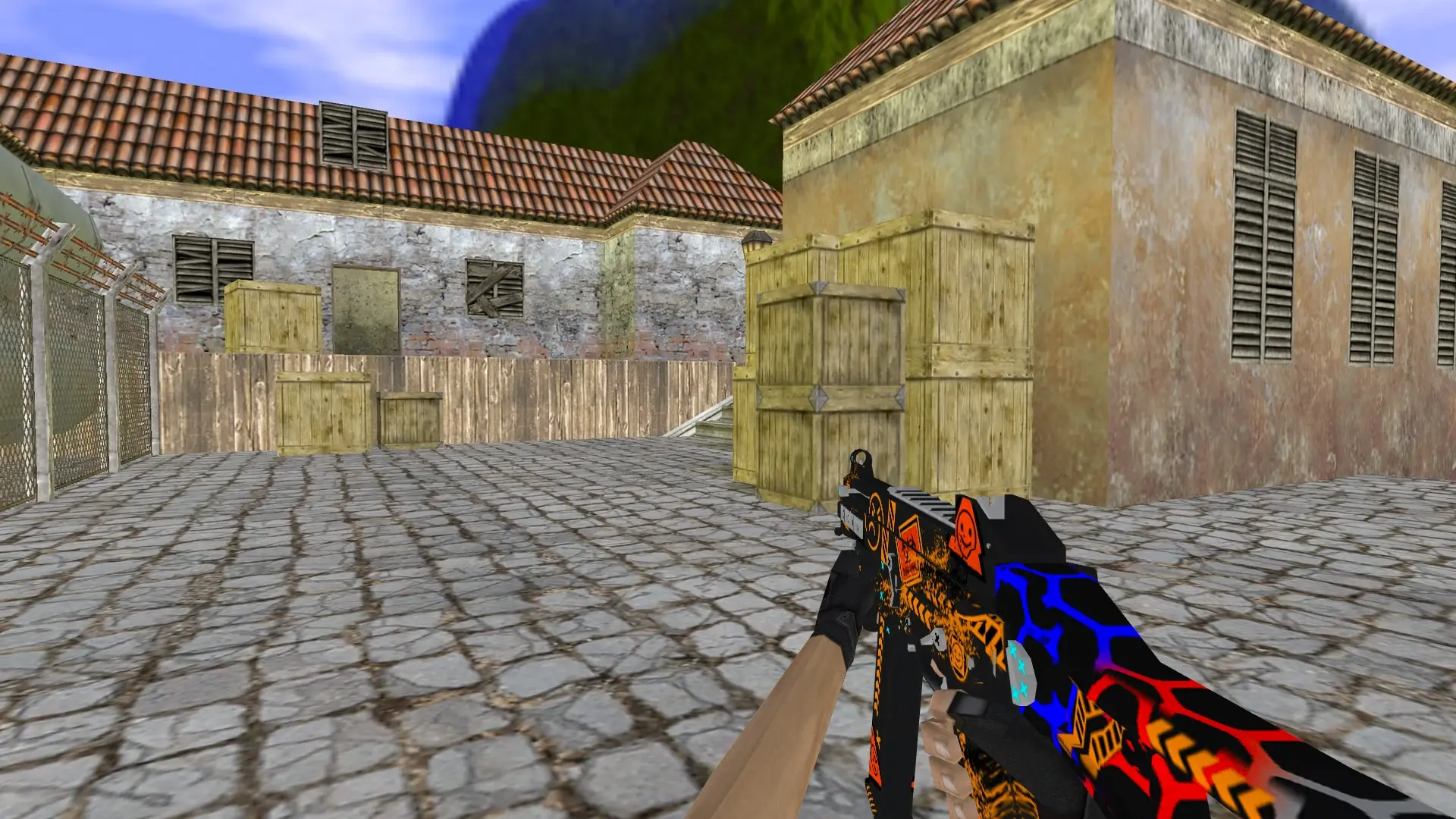 UMP45 Angry Emoji — de_inferno (first person)