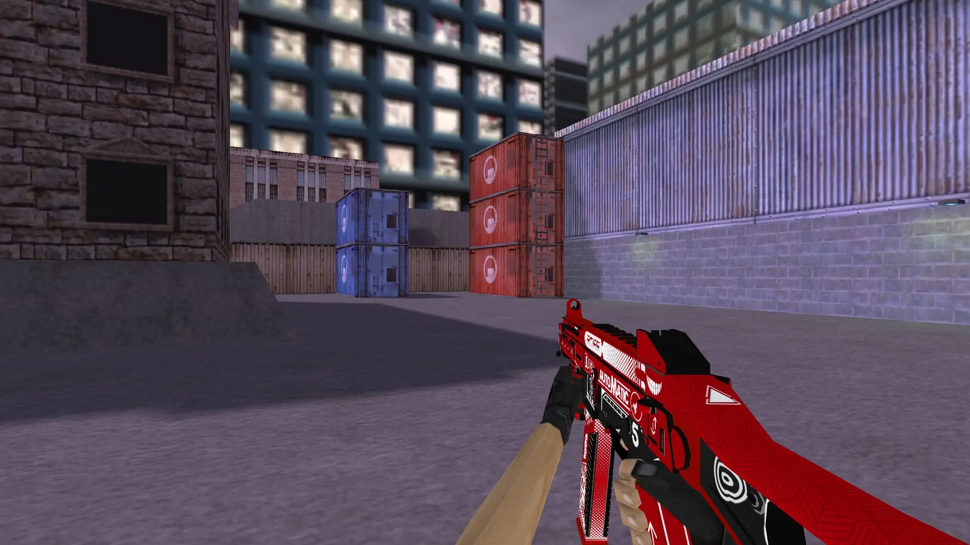 UMP45 Automatic — cs_assault (first person)
