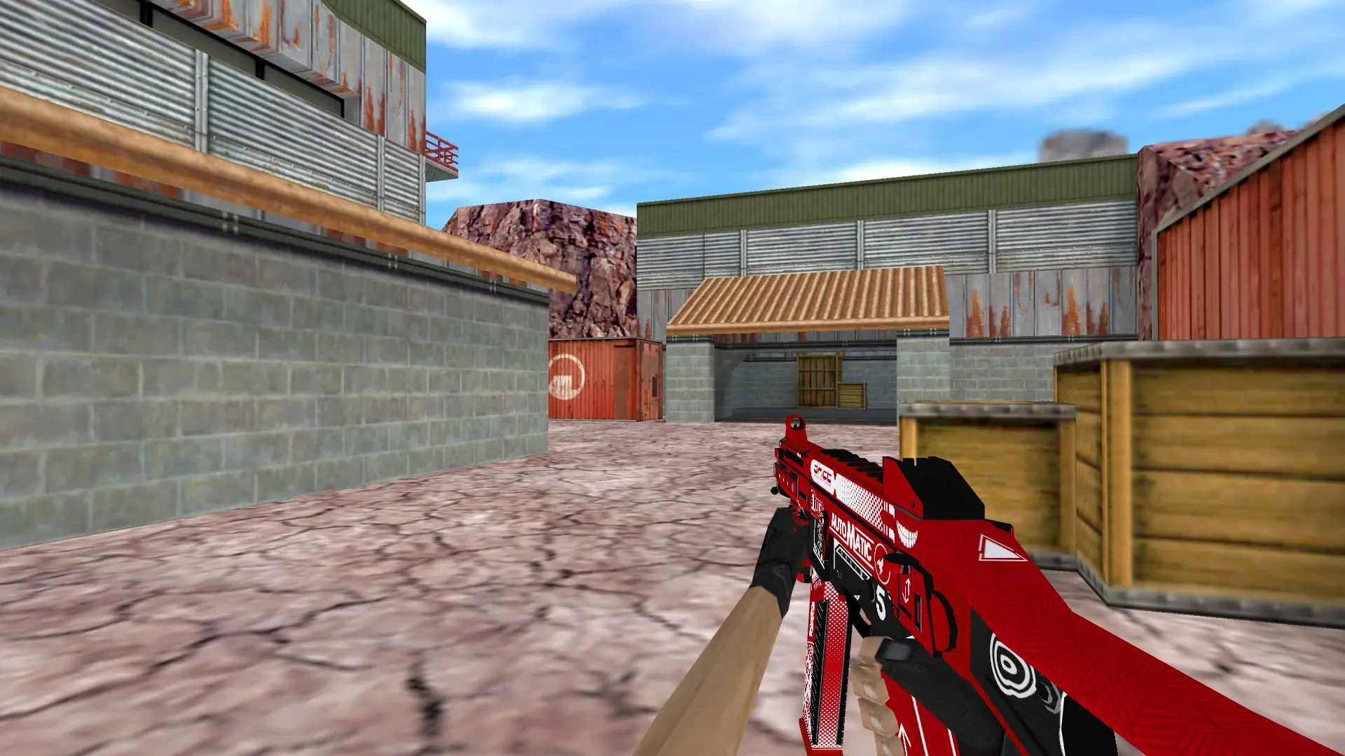 UMP45 Automatic — de_nuke (first person)