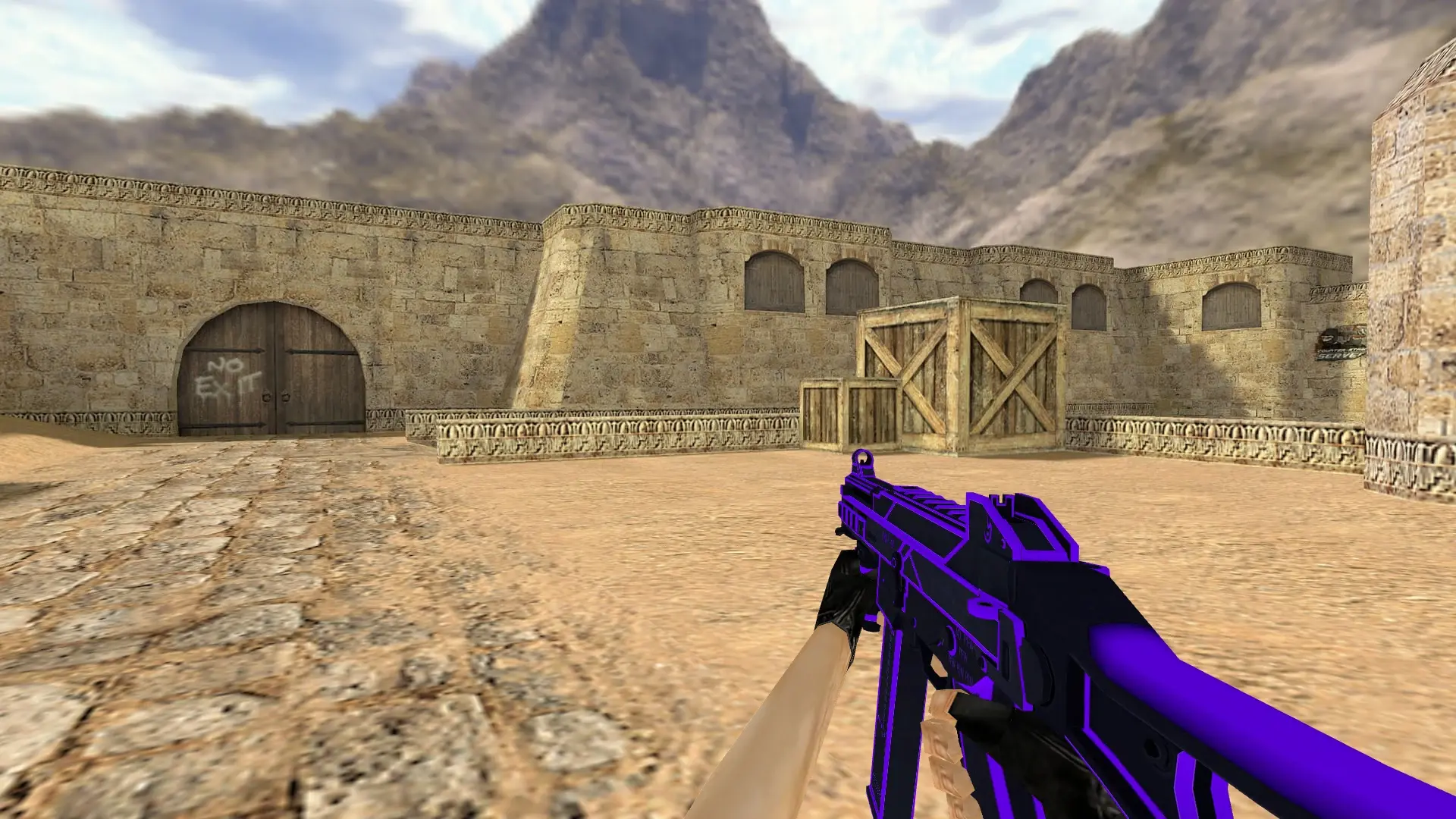 UMP45 Bee Sting Purple — de_dust2 (first person)