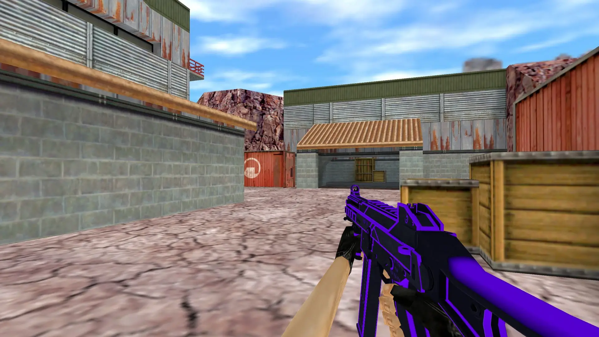 UMP45 Bee Sting Purple — de_nuke (first person)