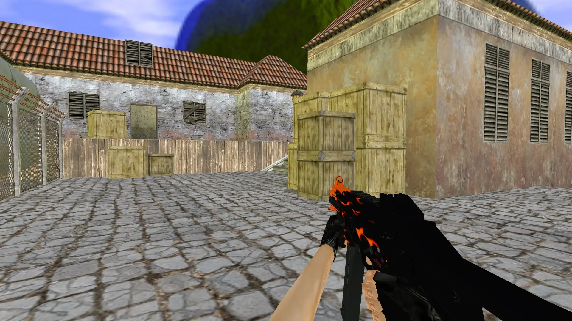 UMP45 Blaze — de_inferno (first person)