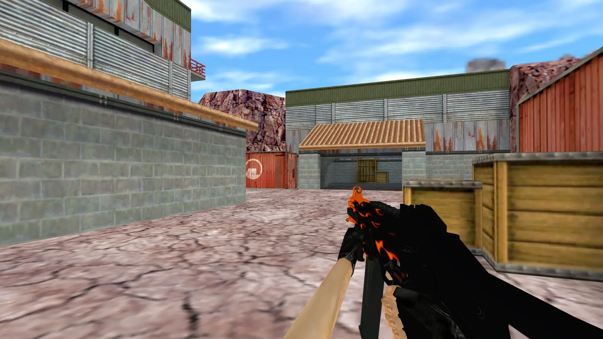 UMP45 Blaze — de_nuke (first person)