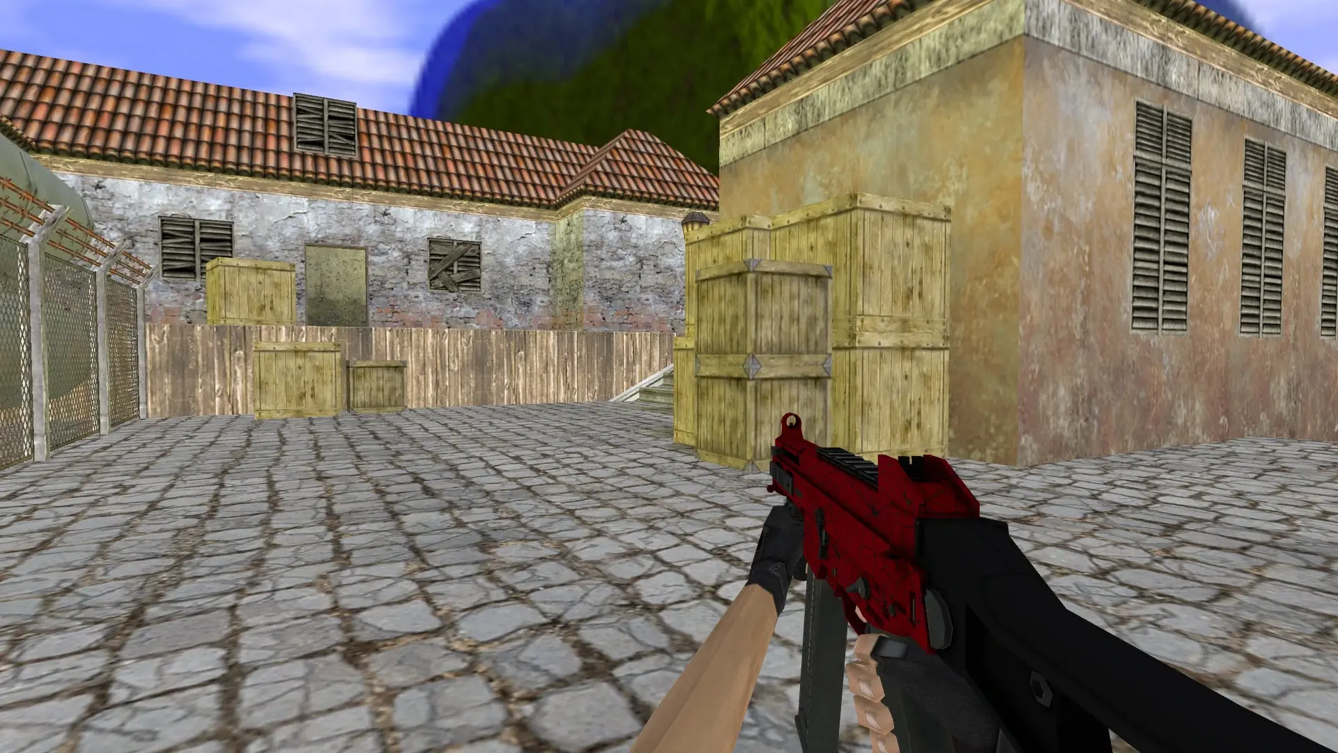UMP45 Crimson Web — de_inferno (first person)