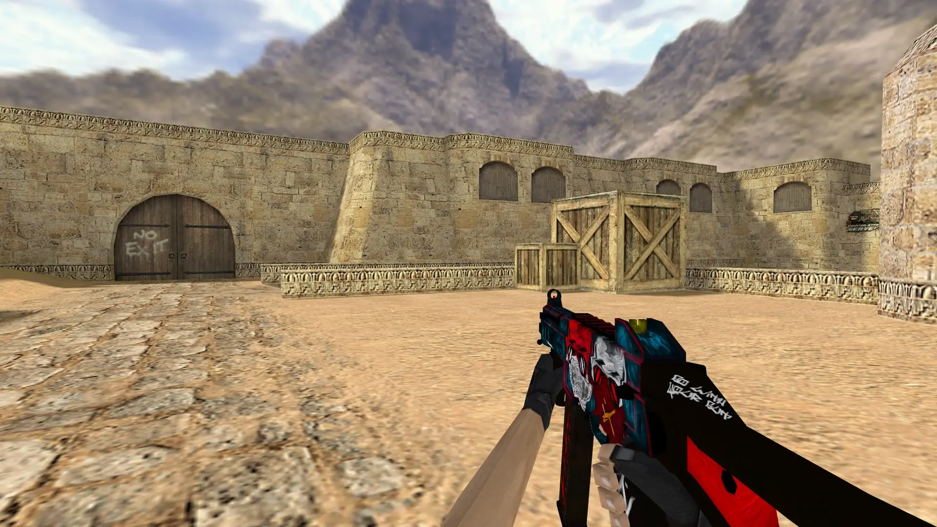 UMP45 Cutter — de_dust2 (first person)