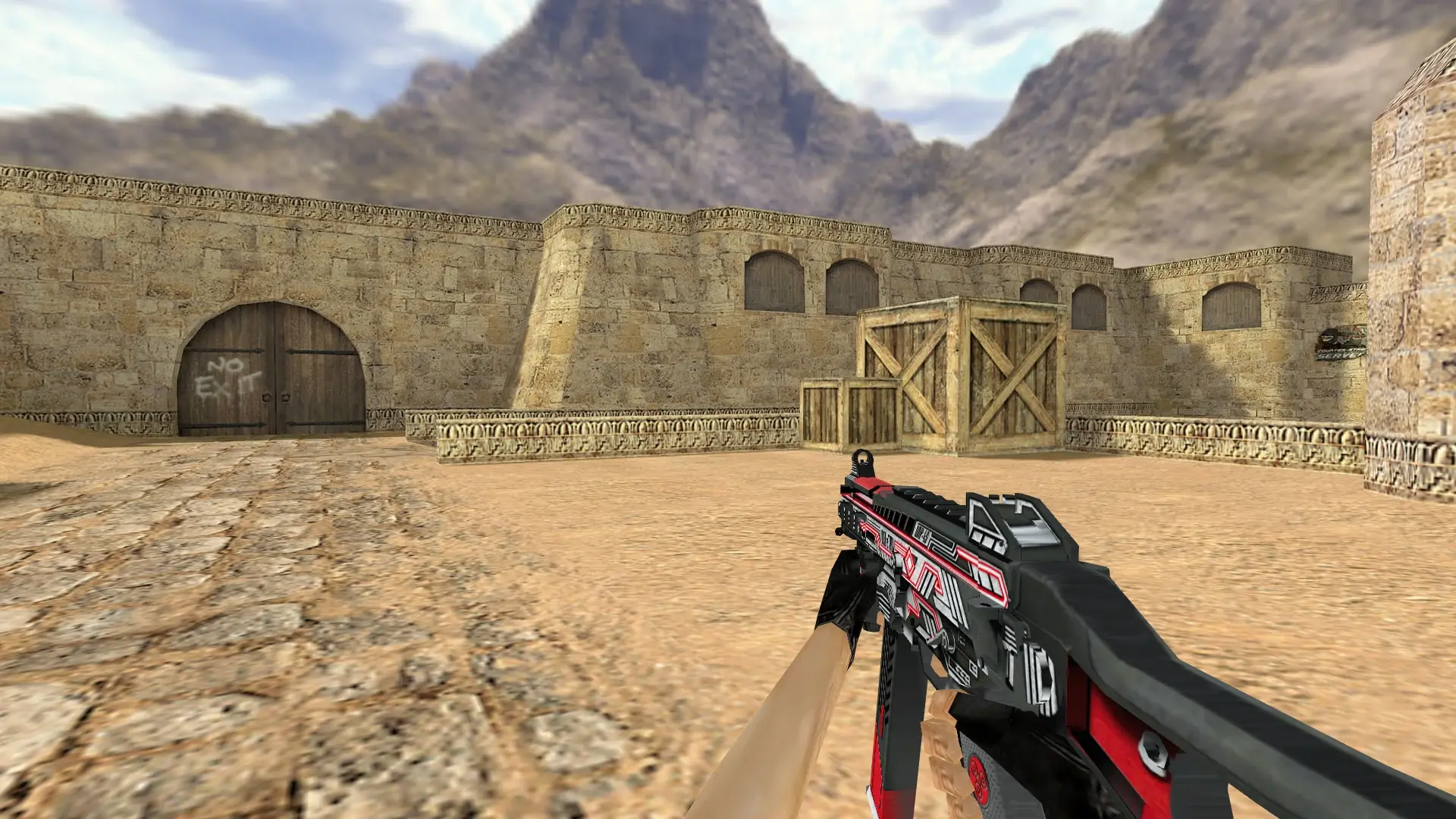 UMP45 Cybernetic — de_dust2 (first person)