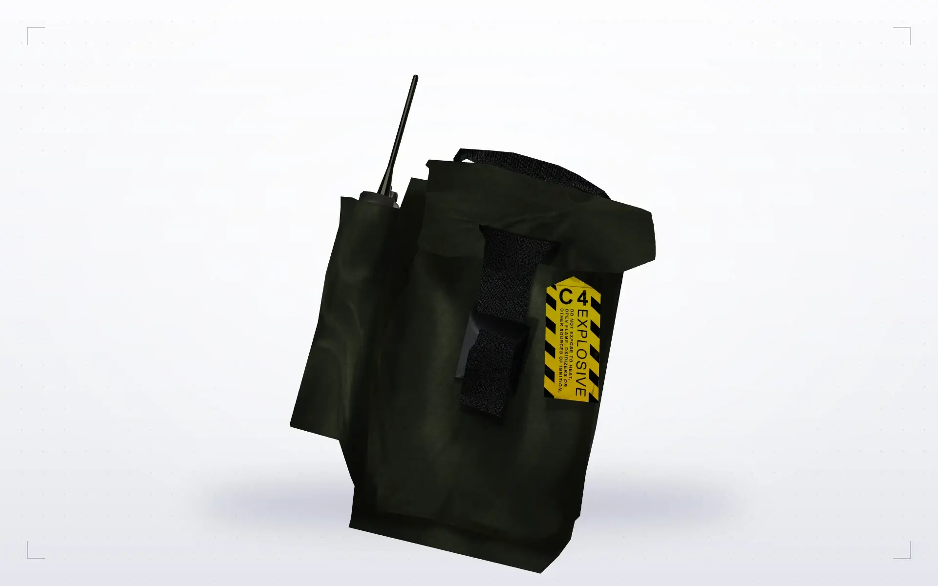 C4 Backpack — top view