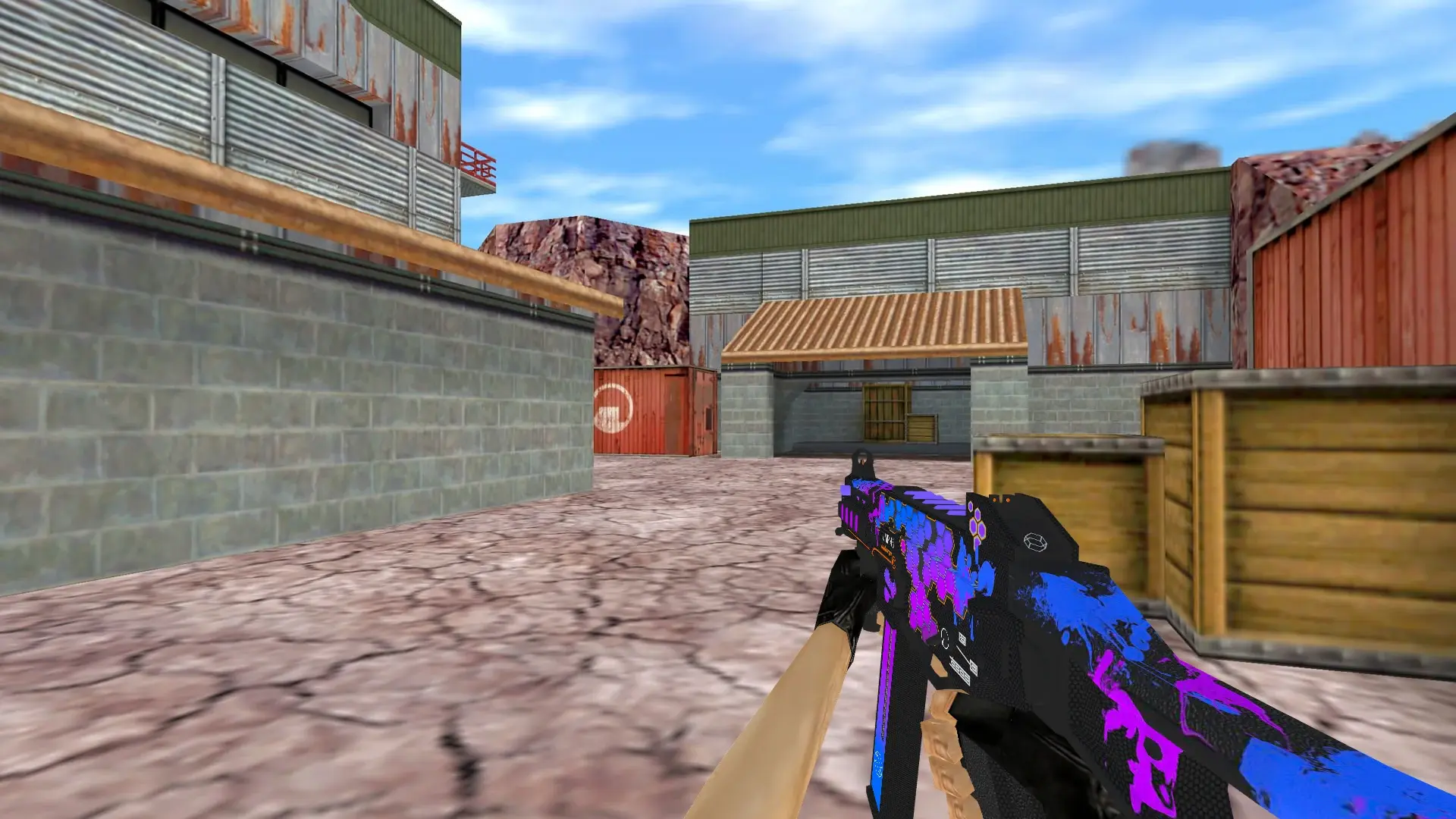 UMP45 Cyberpunk — de_nuke (first person)
