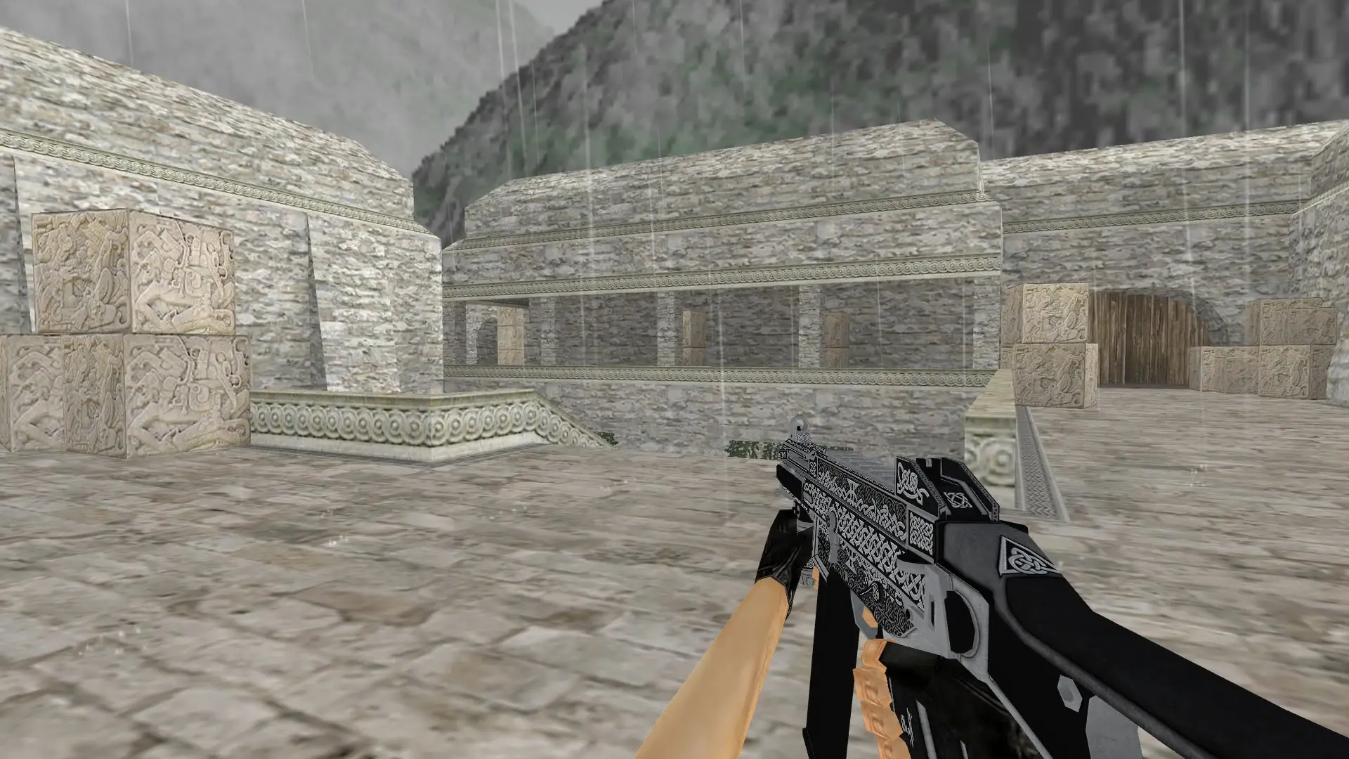 UMP45 Hagalaz — de_aztec (first person)