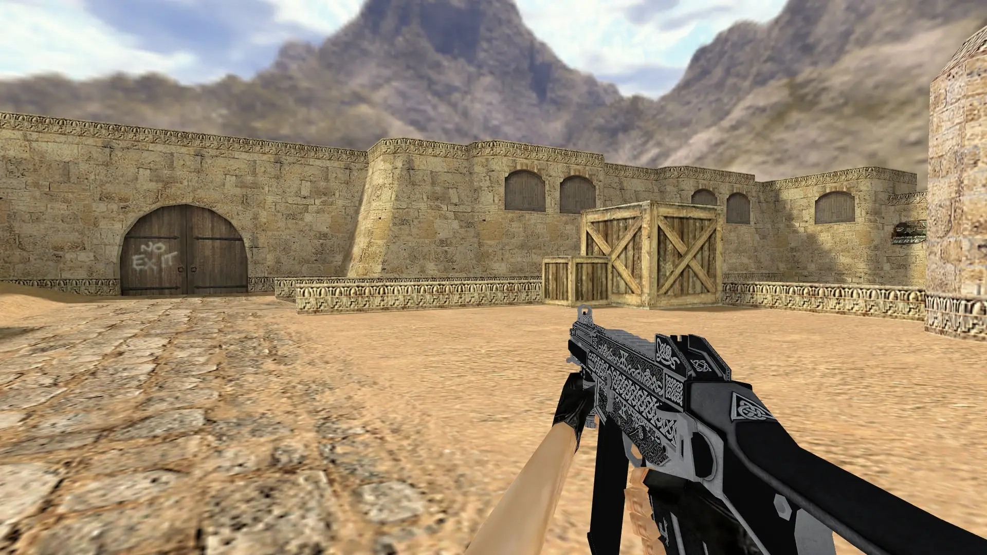 UMP45 Hagalaz — de_dust2 (first person)