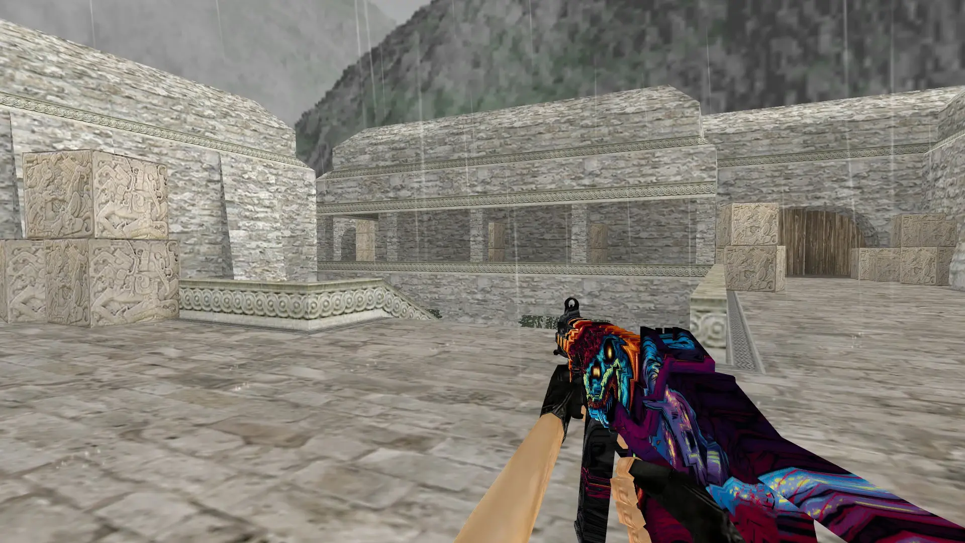 UMP45 Hyper Beast — de_aztec (first person)