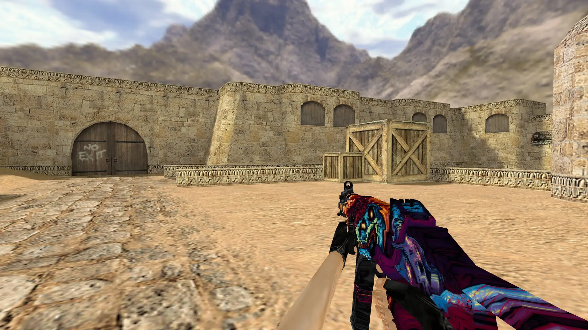 UMP45 Hyper Beast — de_dust2 (first person)