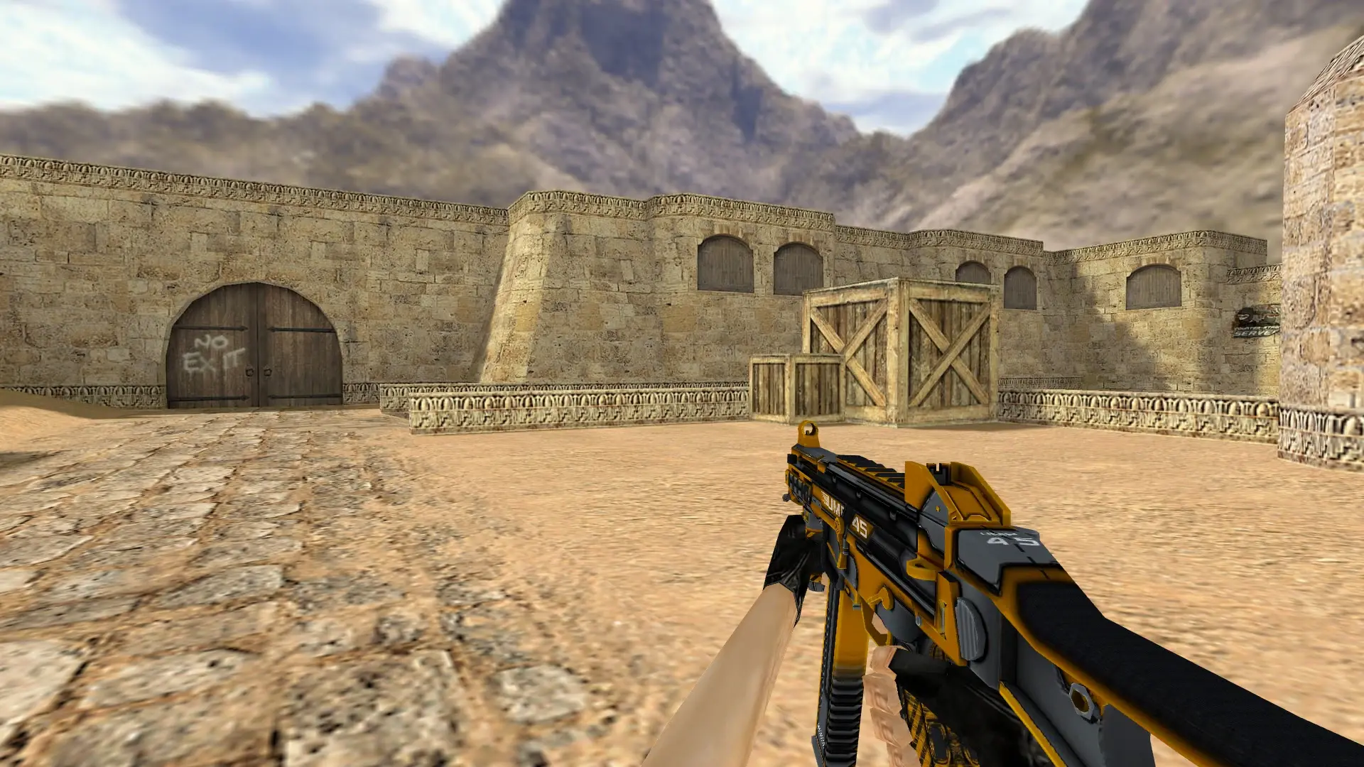 UMP45 Maximum — de_dust2 (first person)