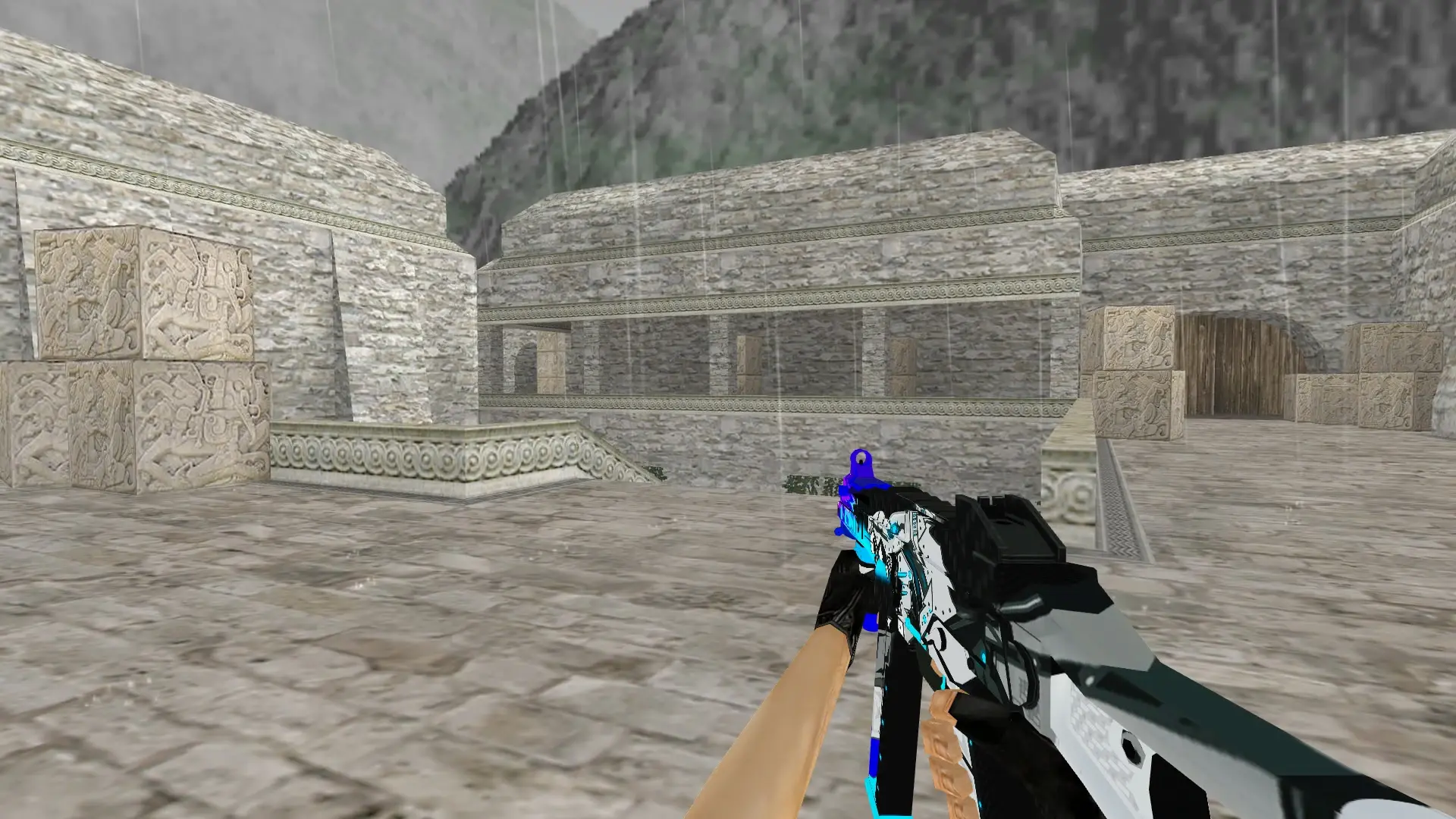 UMP45 Mecha Dragon — de_aztec (first person)