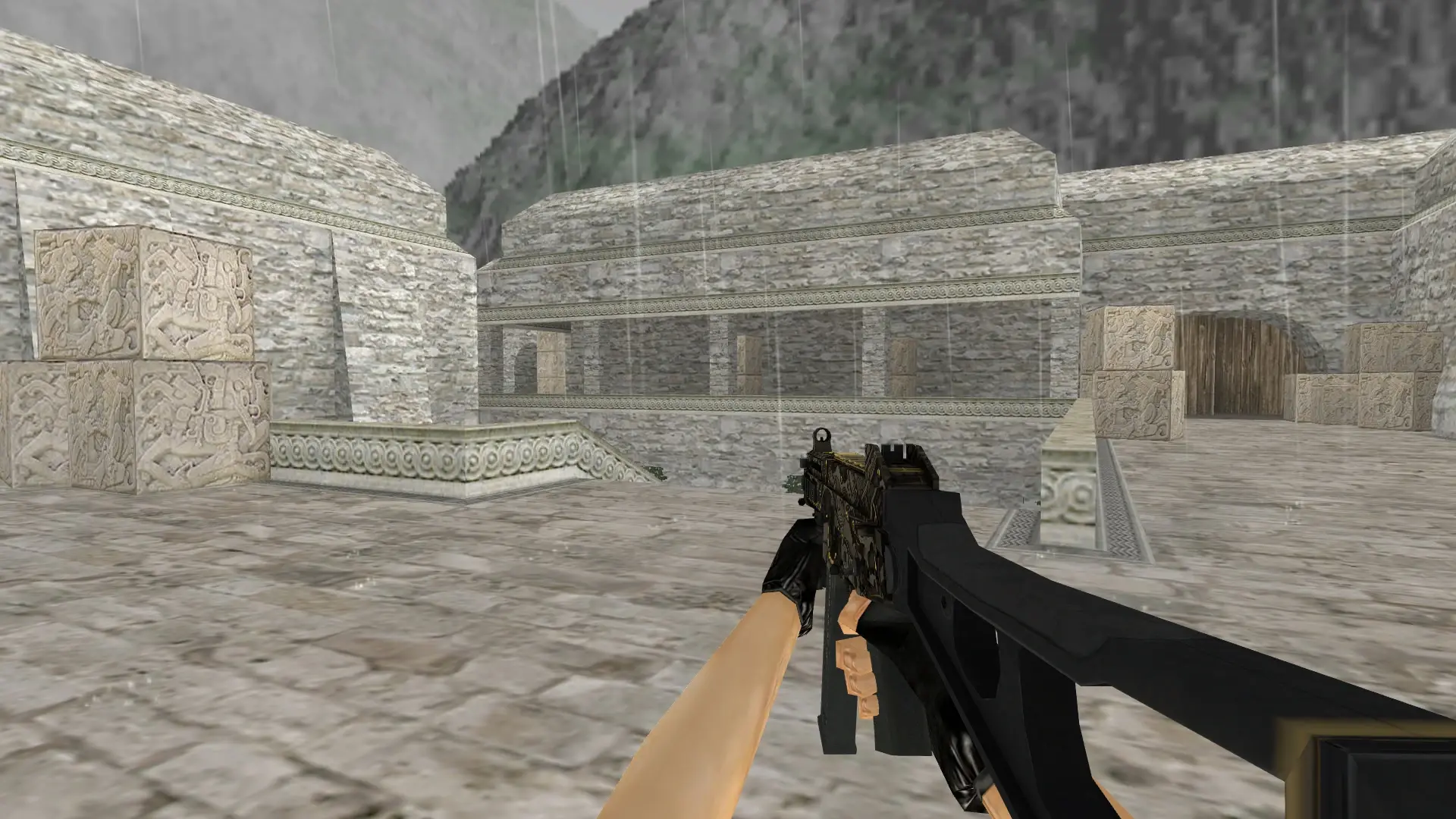 UMP45 | Mechanism — de_aztec (first person)