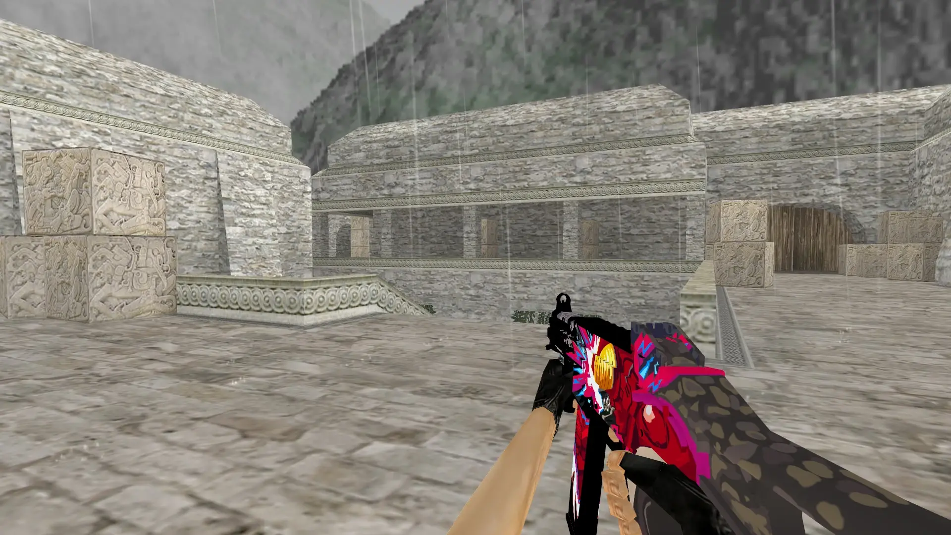 UMP45 Overdrive — de_aztec (first person)