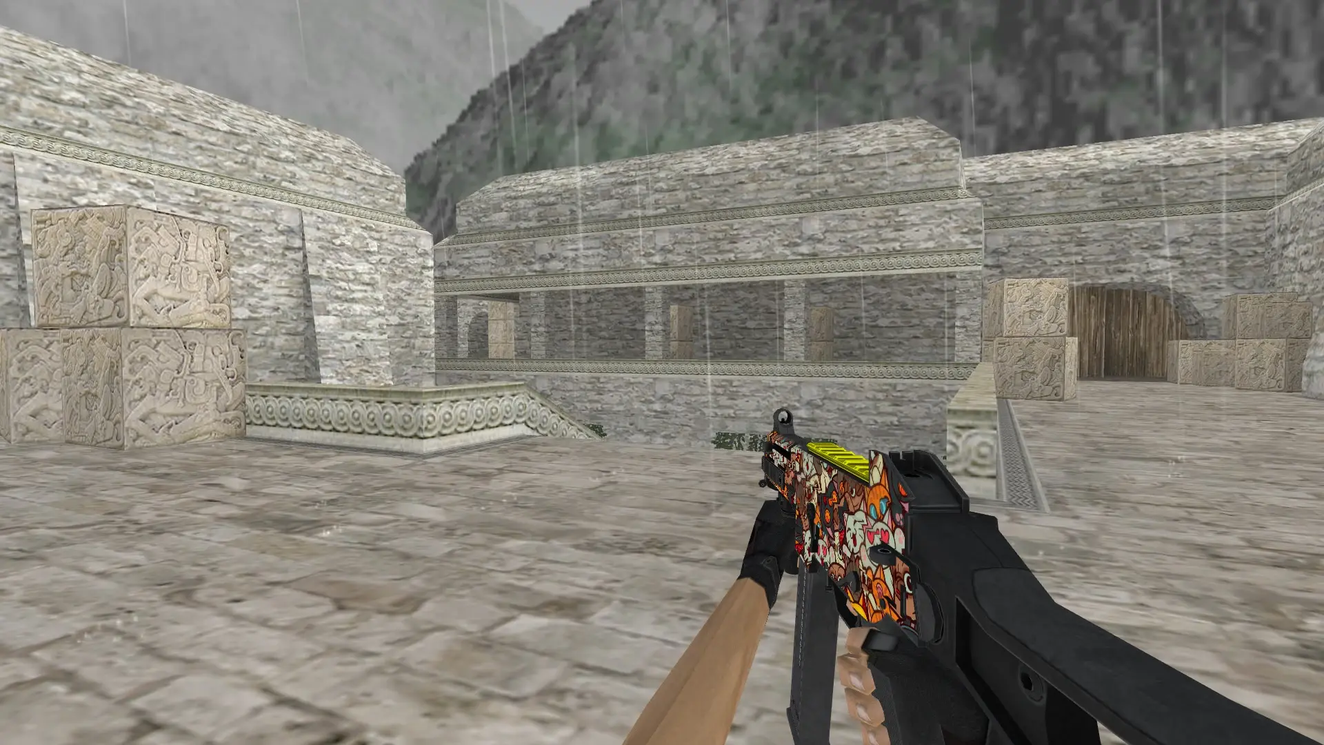 UMP45 Paw — de_aztec (first person)