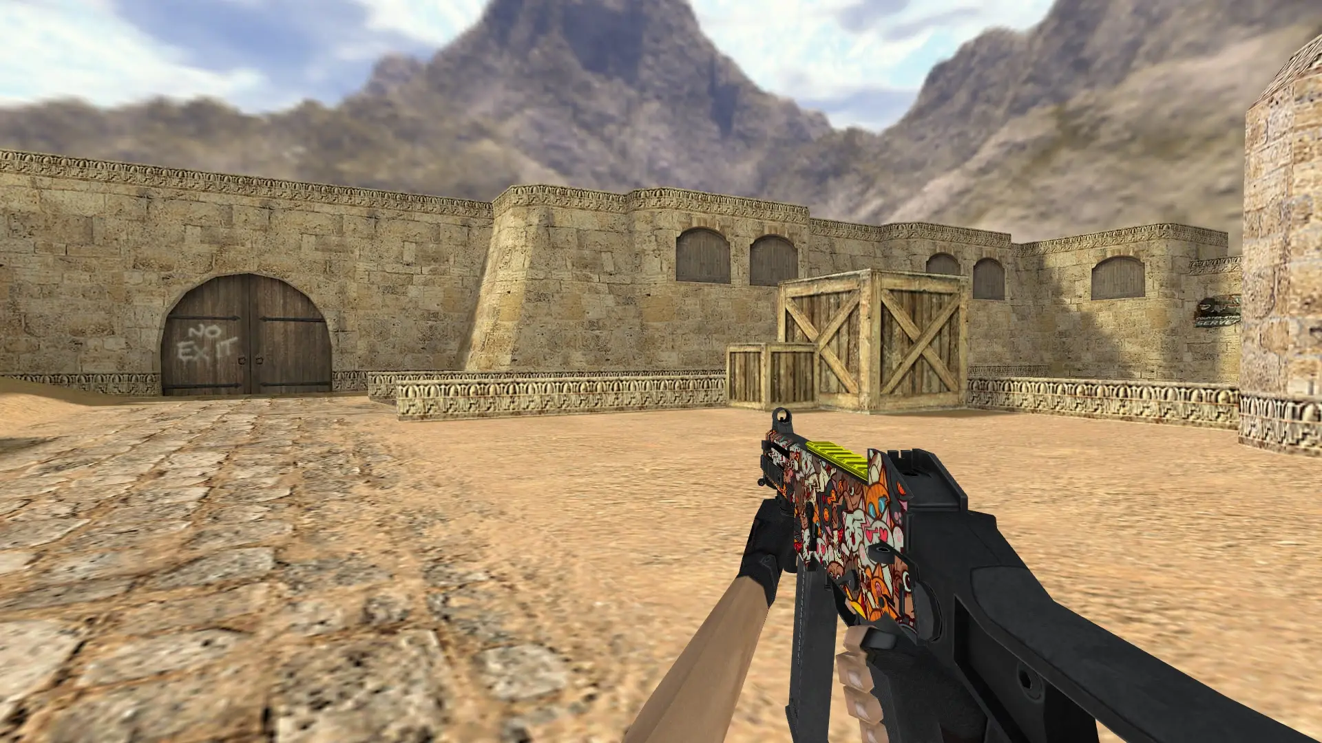 UMP45 Paw — de_dust2 (first person)