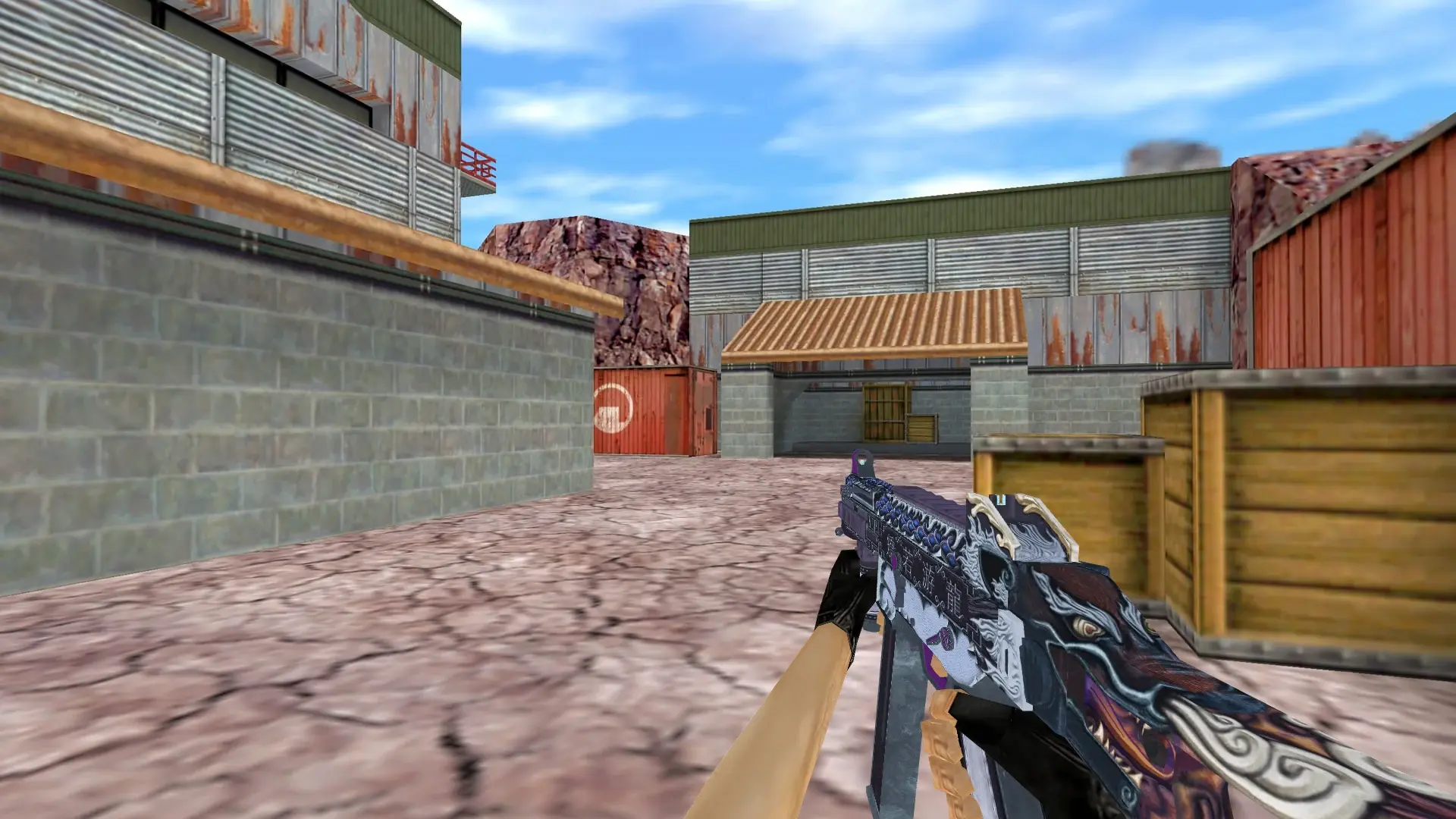 UMP-45 Dragon Breath — de_nuke (first person)
