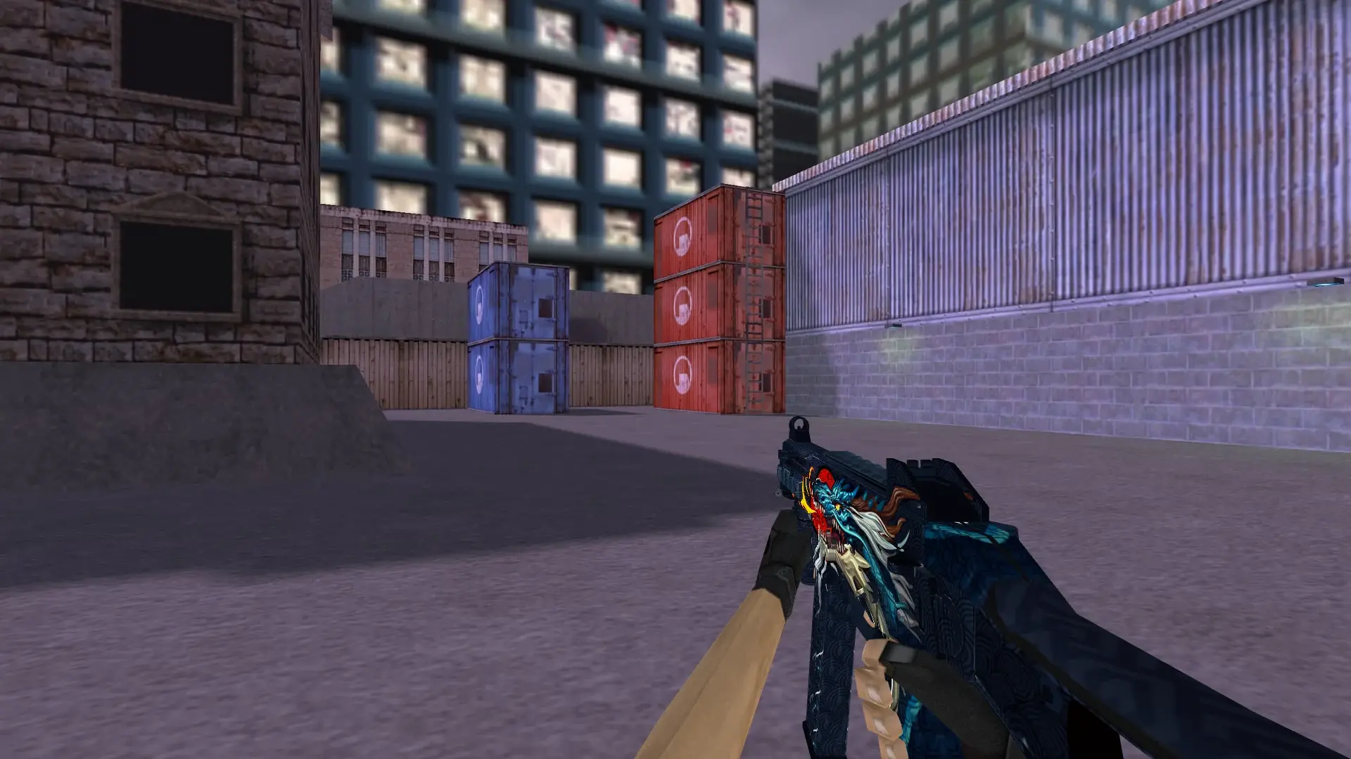 UMP-45 Dragonfire — cs_assault (first person)