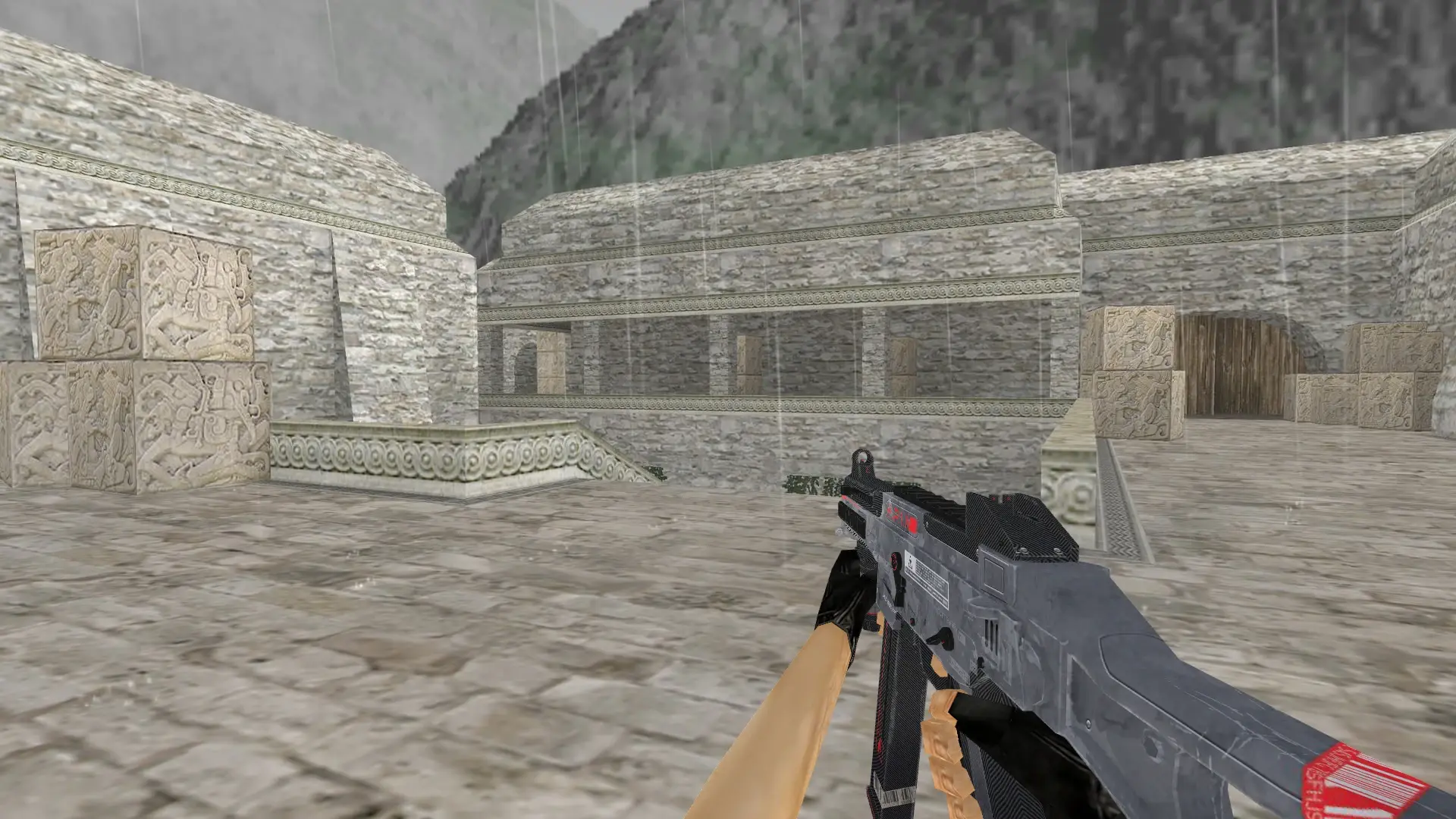 UMP-45 Dystopia — de_aztec (first person)