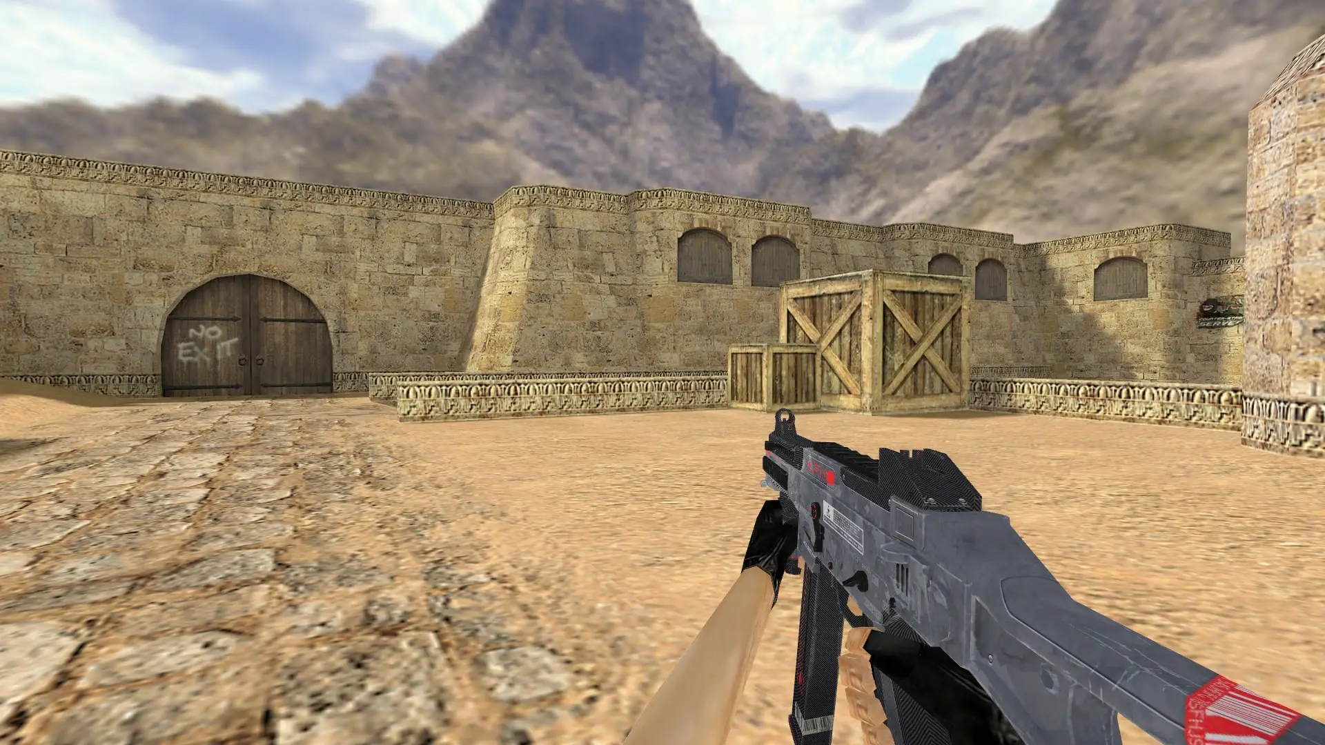 UMP-45 Dystopia — de_dust2 (first person)