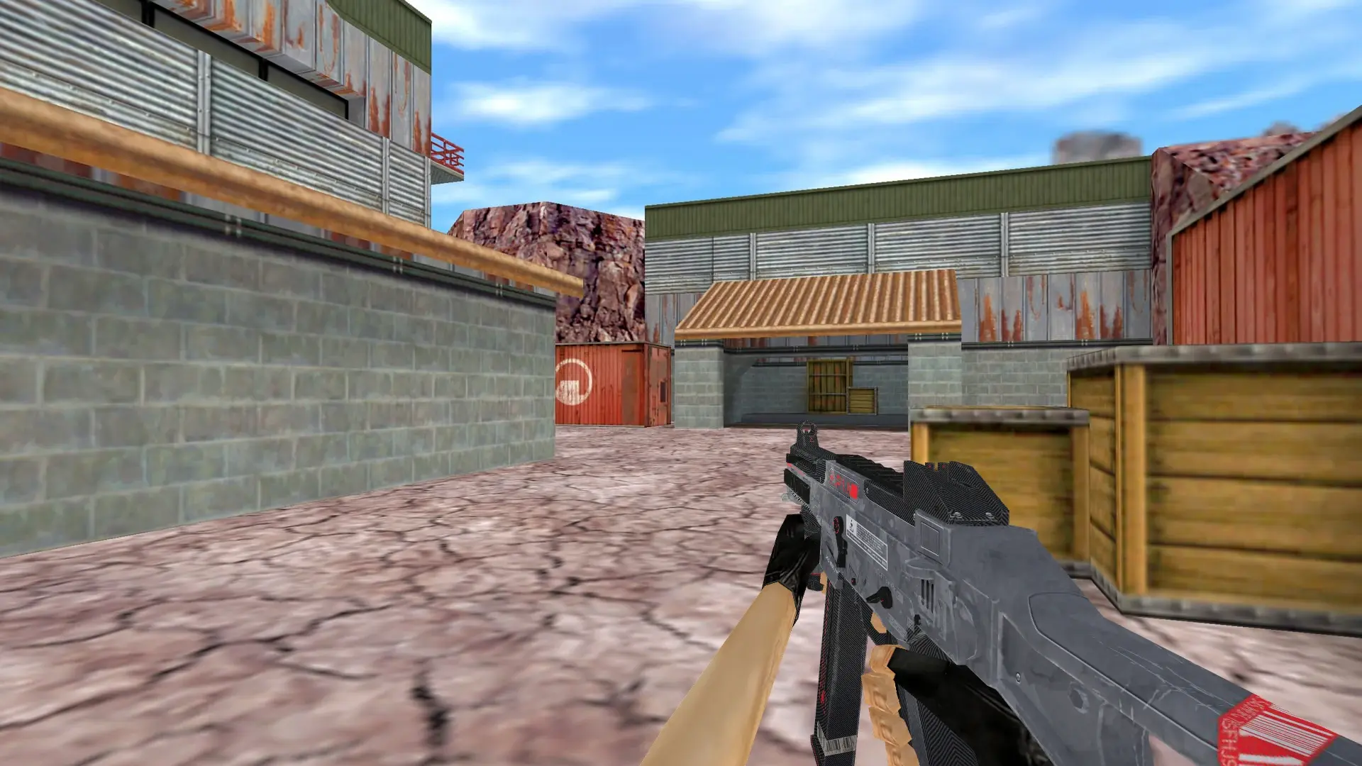 UMP-45 Dystopia — de_nuke (first person)