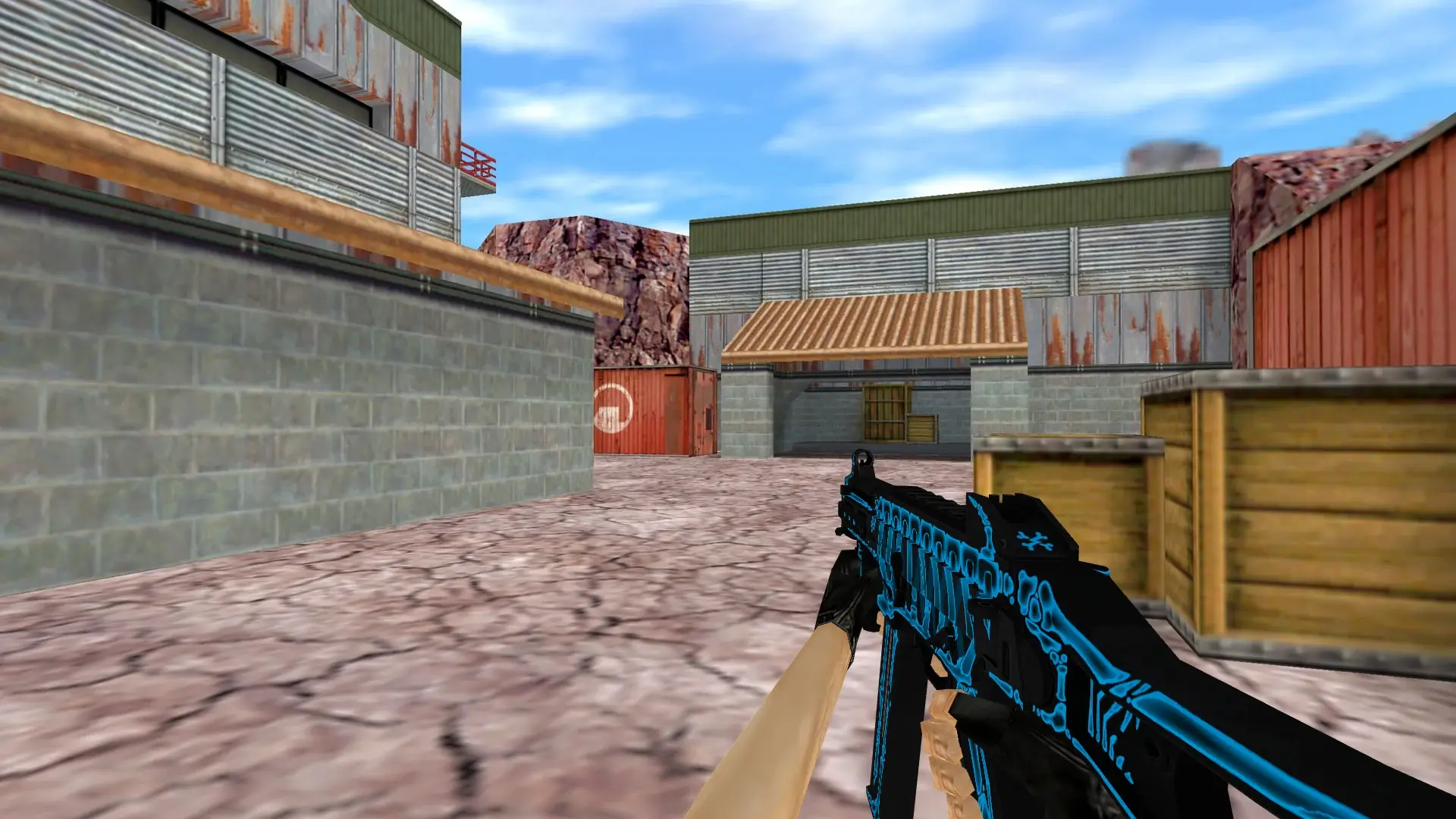UMP-45 | Exposure — de_nuke (first person)