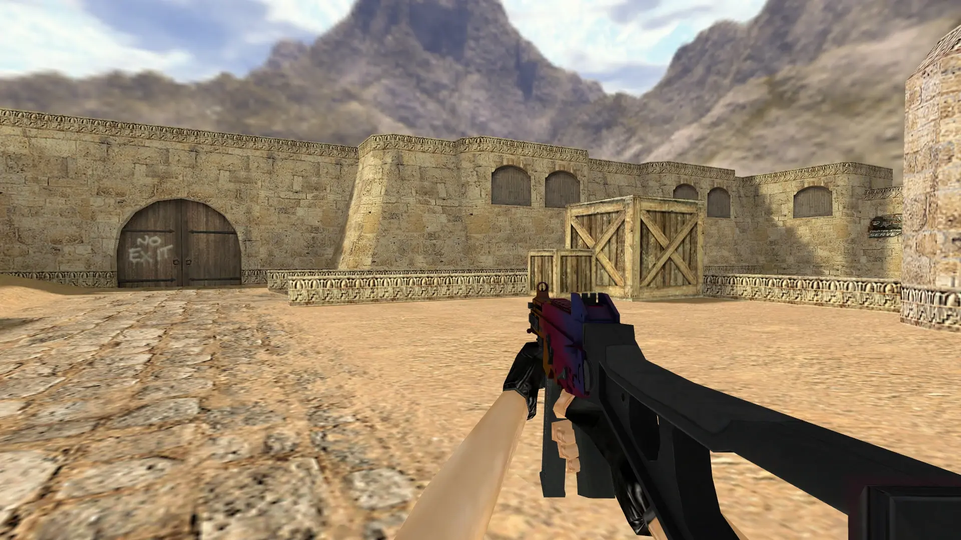 UMP-45 | Fade — de_dust2 (first person)