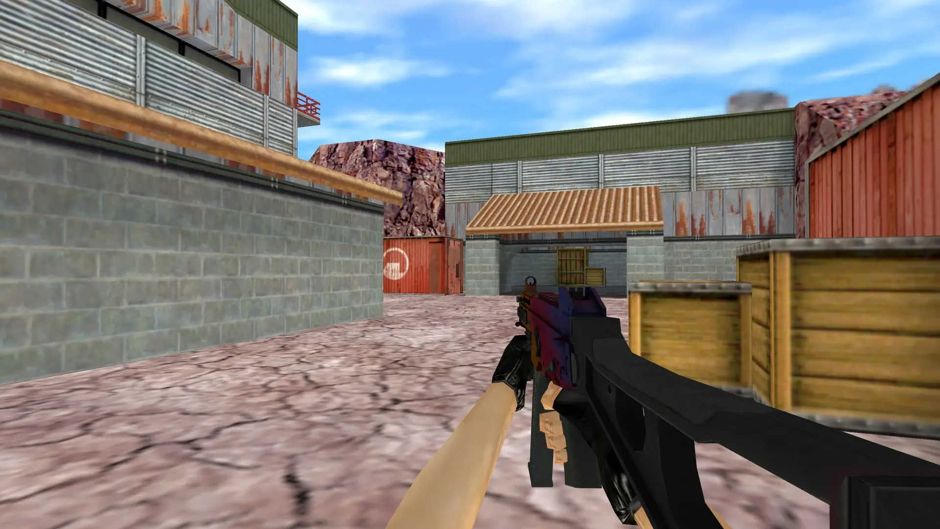 UMP-45 | Fade — de_nuke (first person)