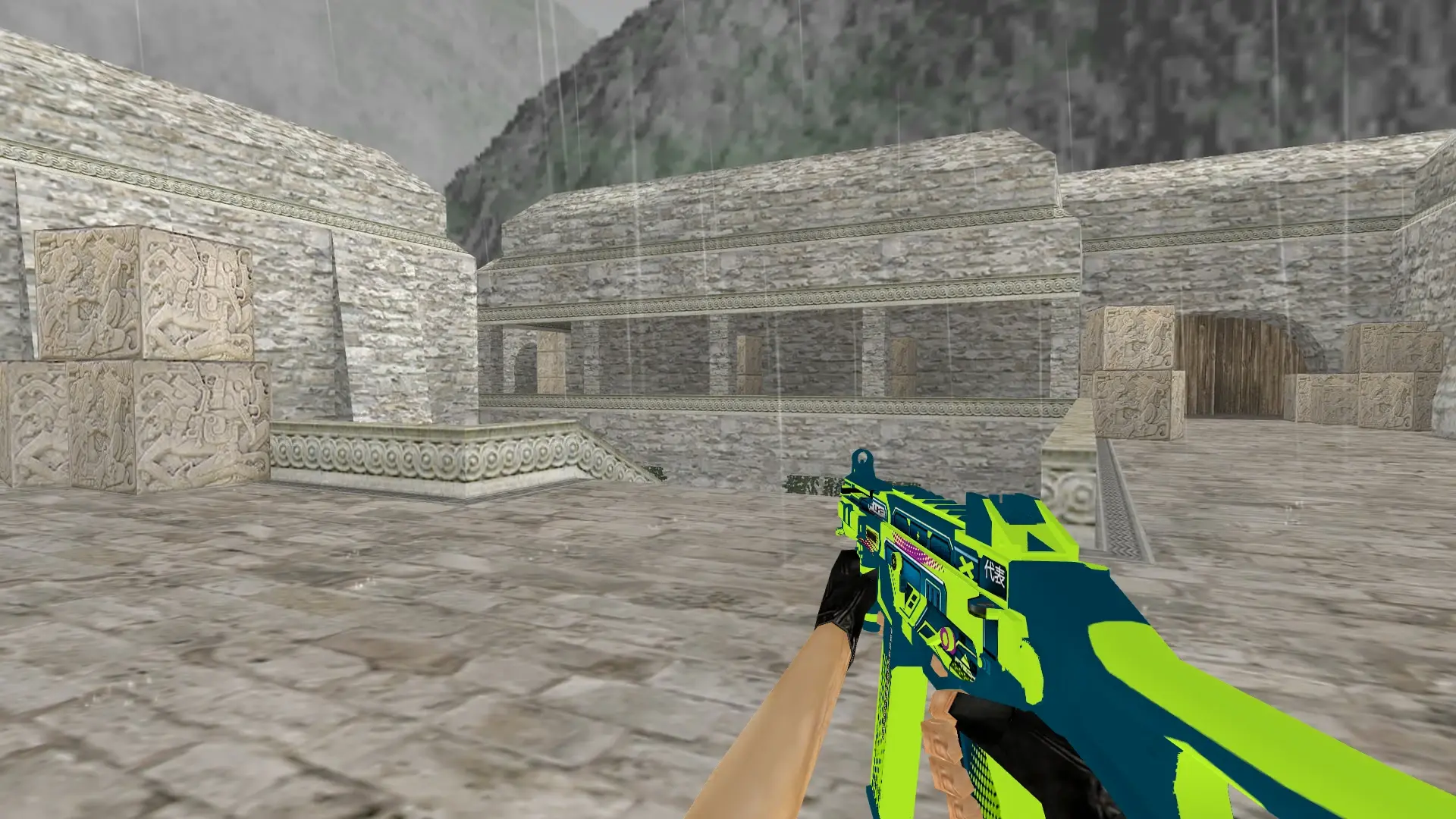 UMP-45 Fresh — de_aztec (first person)