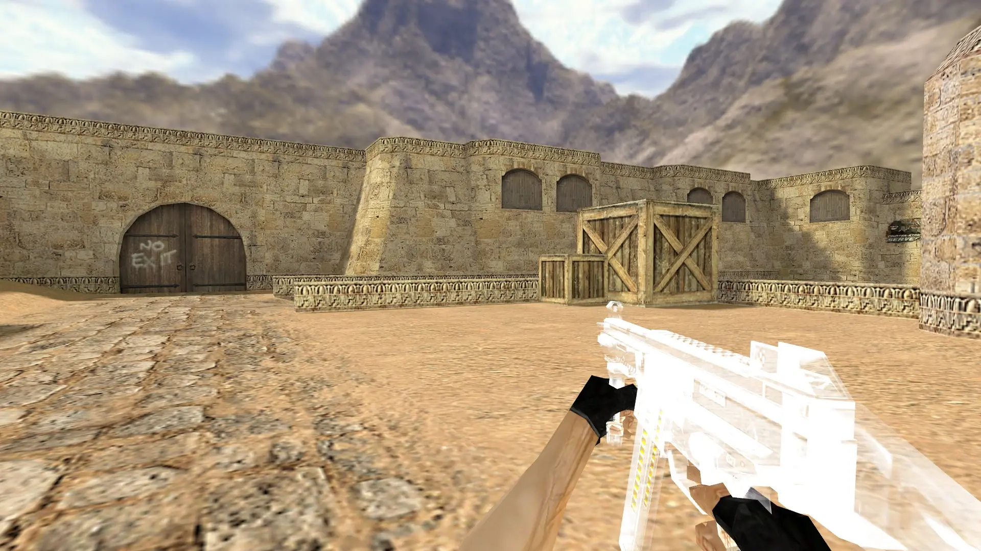 UMP-45 Ghost — de_dust2 (first person)