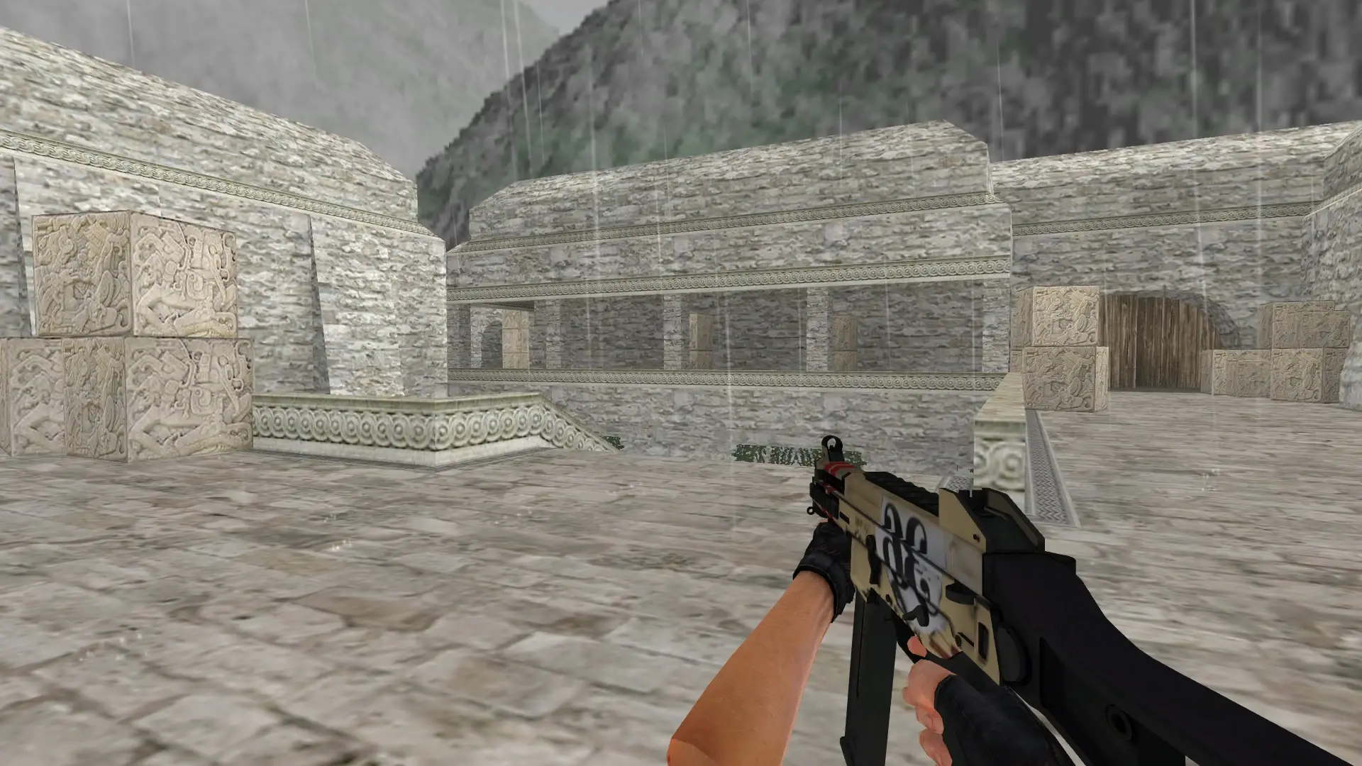 UMP-45 Grand Prix — de_aztec (first person)