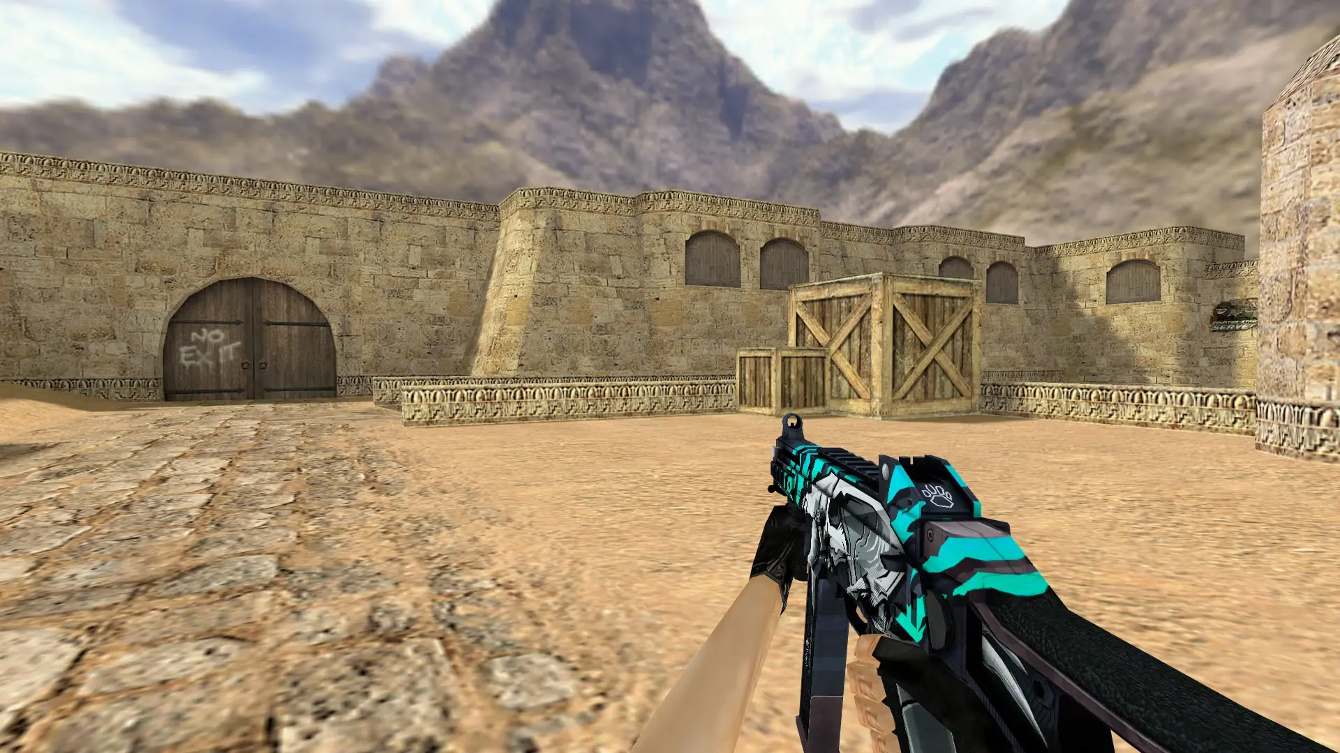 UMP45 | Primal Saber — de_dust2 (first person)