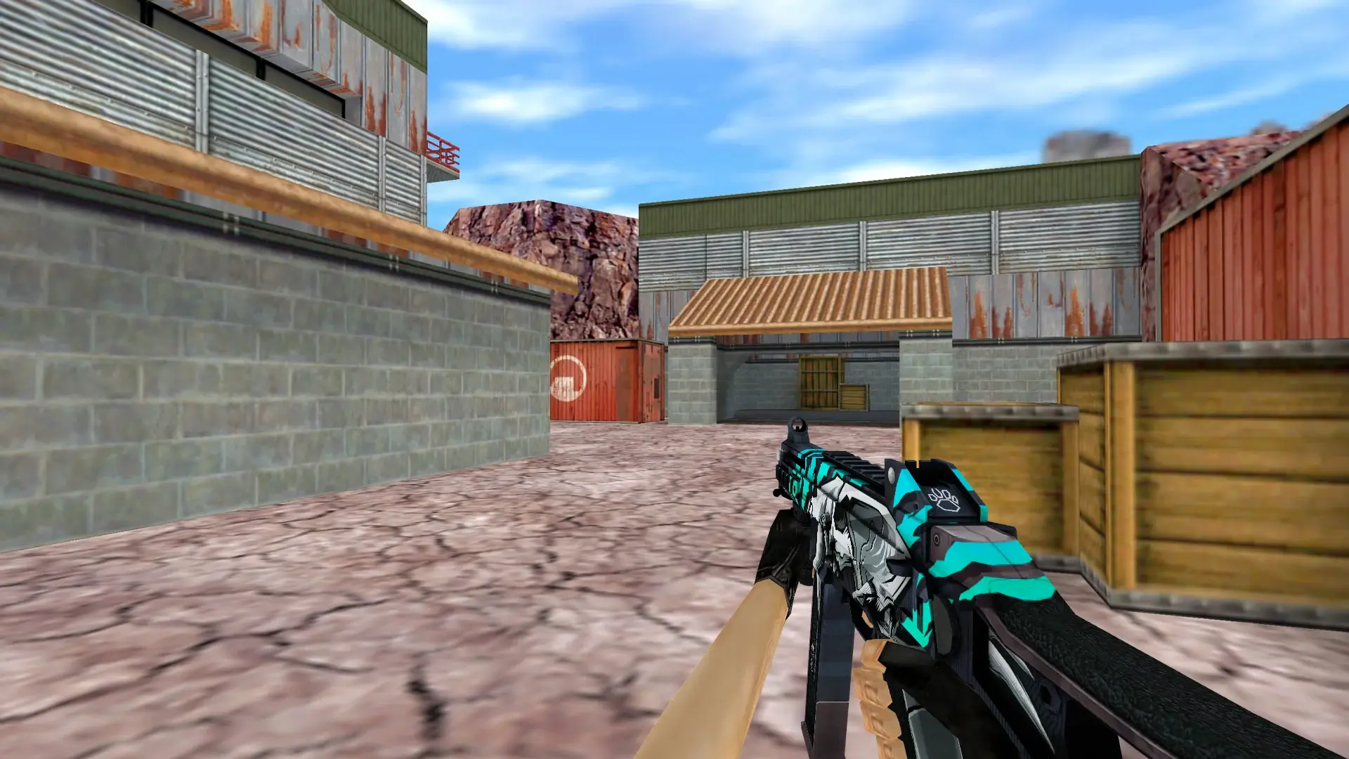 UMP45 | Primal Saber — de_nuke (first person)