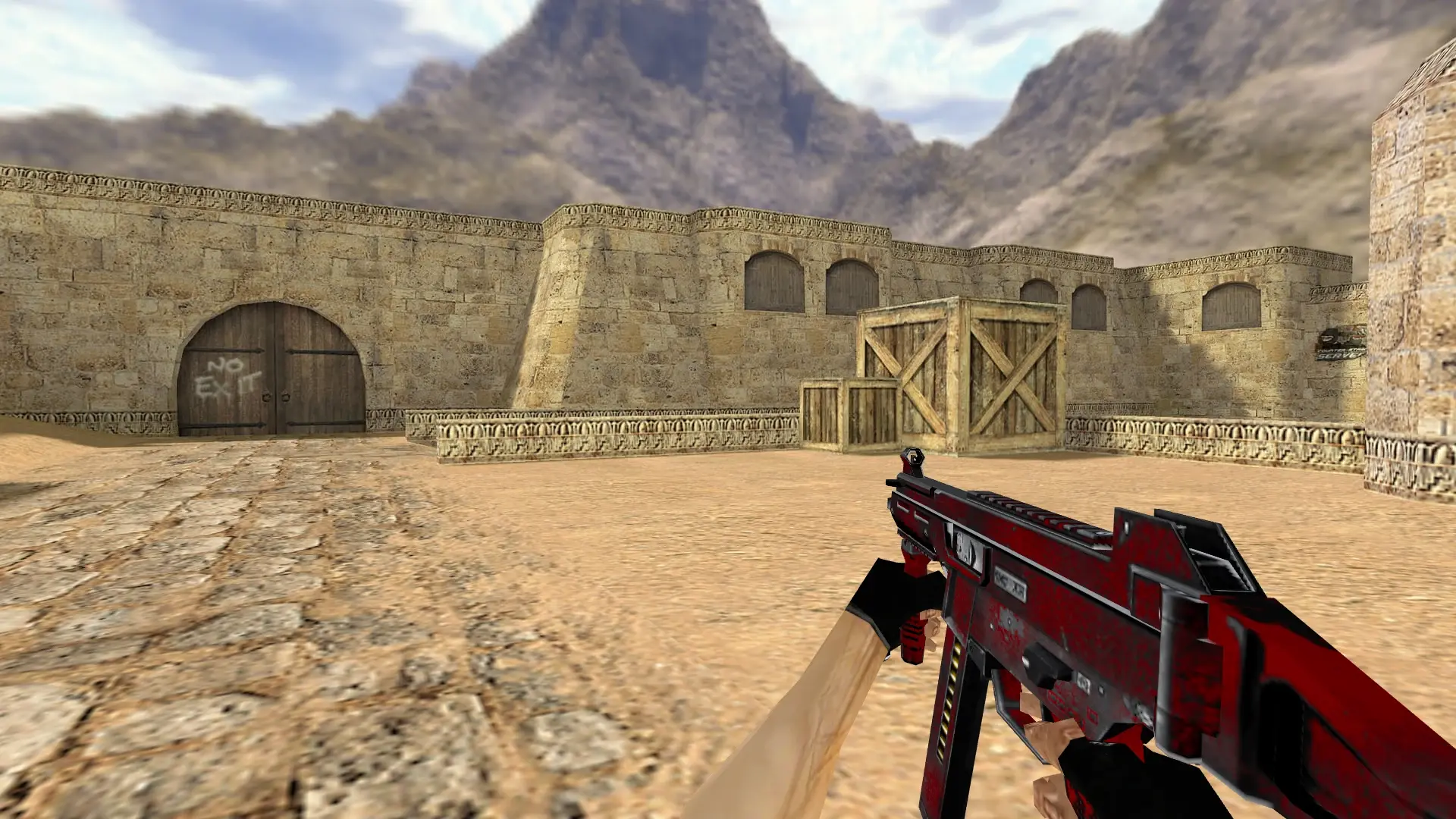 UMP45 Red — de_dust2 (first person)