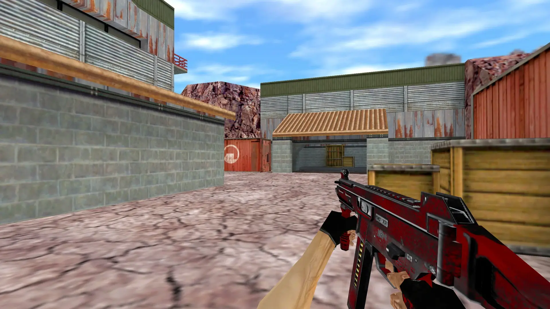 UMP45 Red — de_nuke (first person)